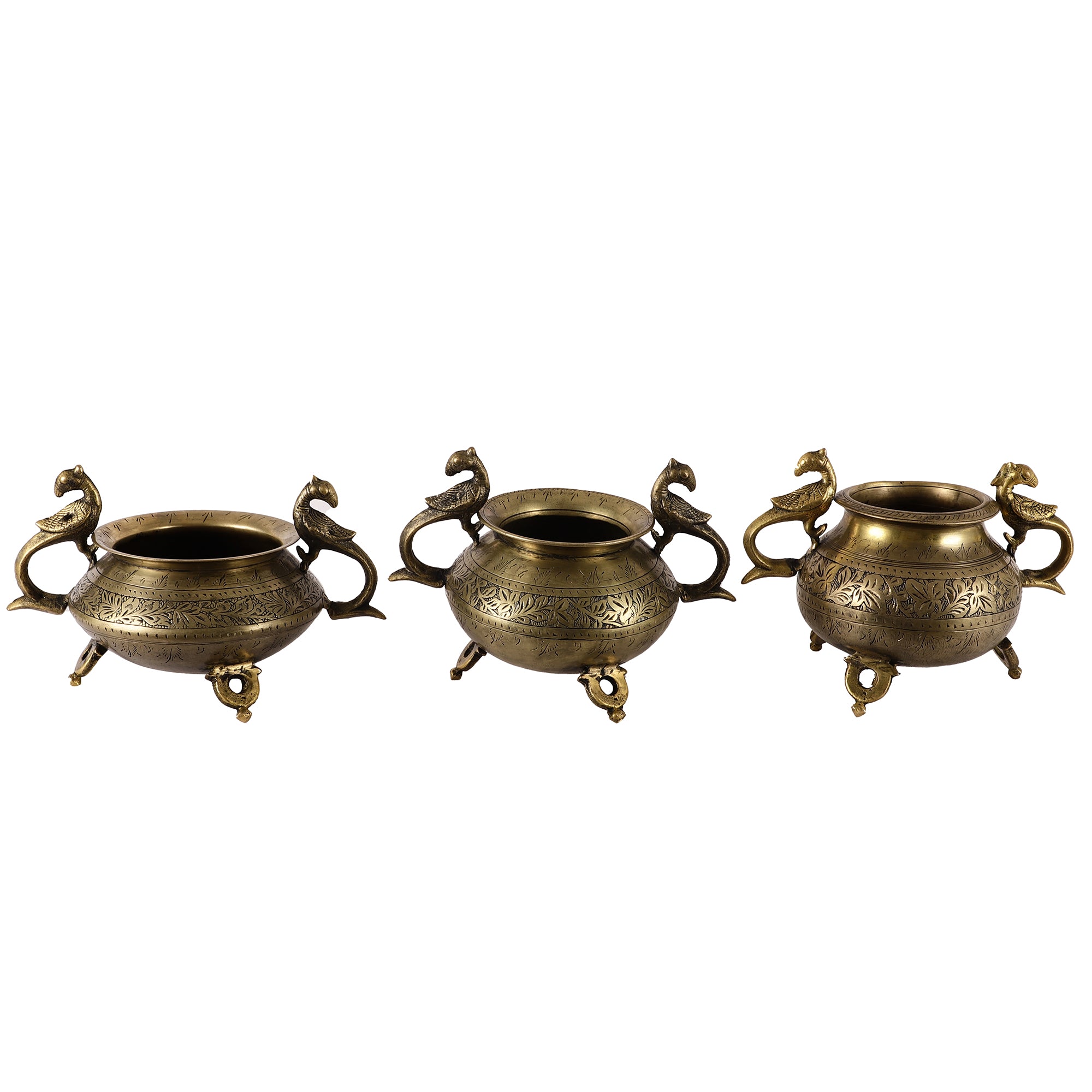 Antique Brass Pot (Single)