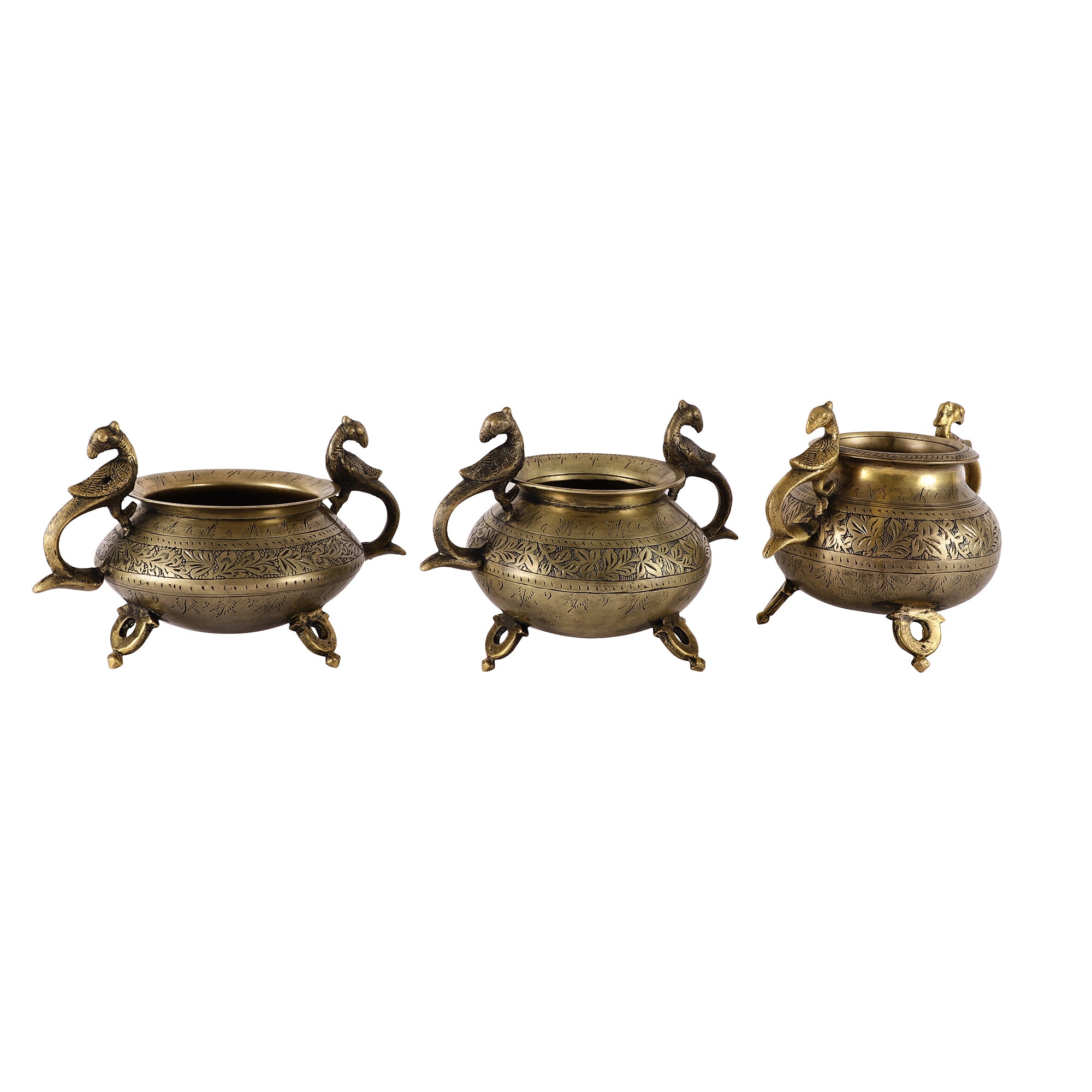 Antique Brass Pot (Single)