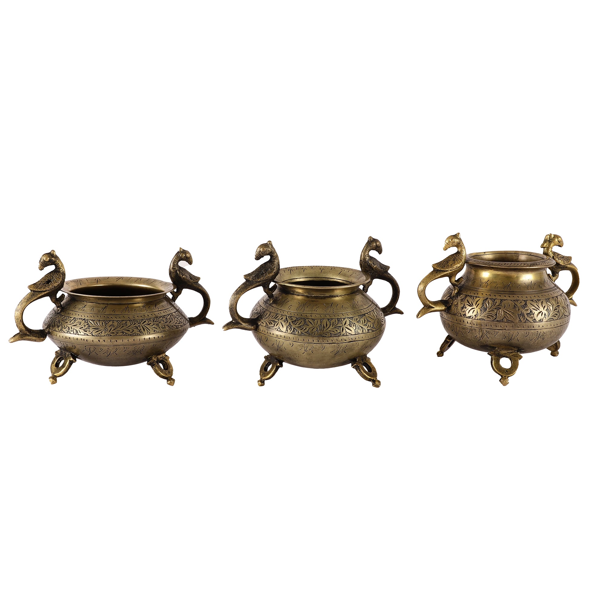 Antique Brass Pot (Single)