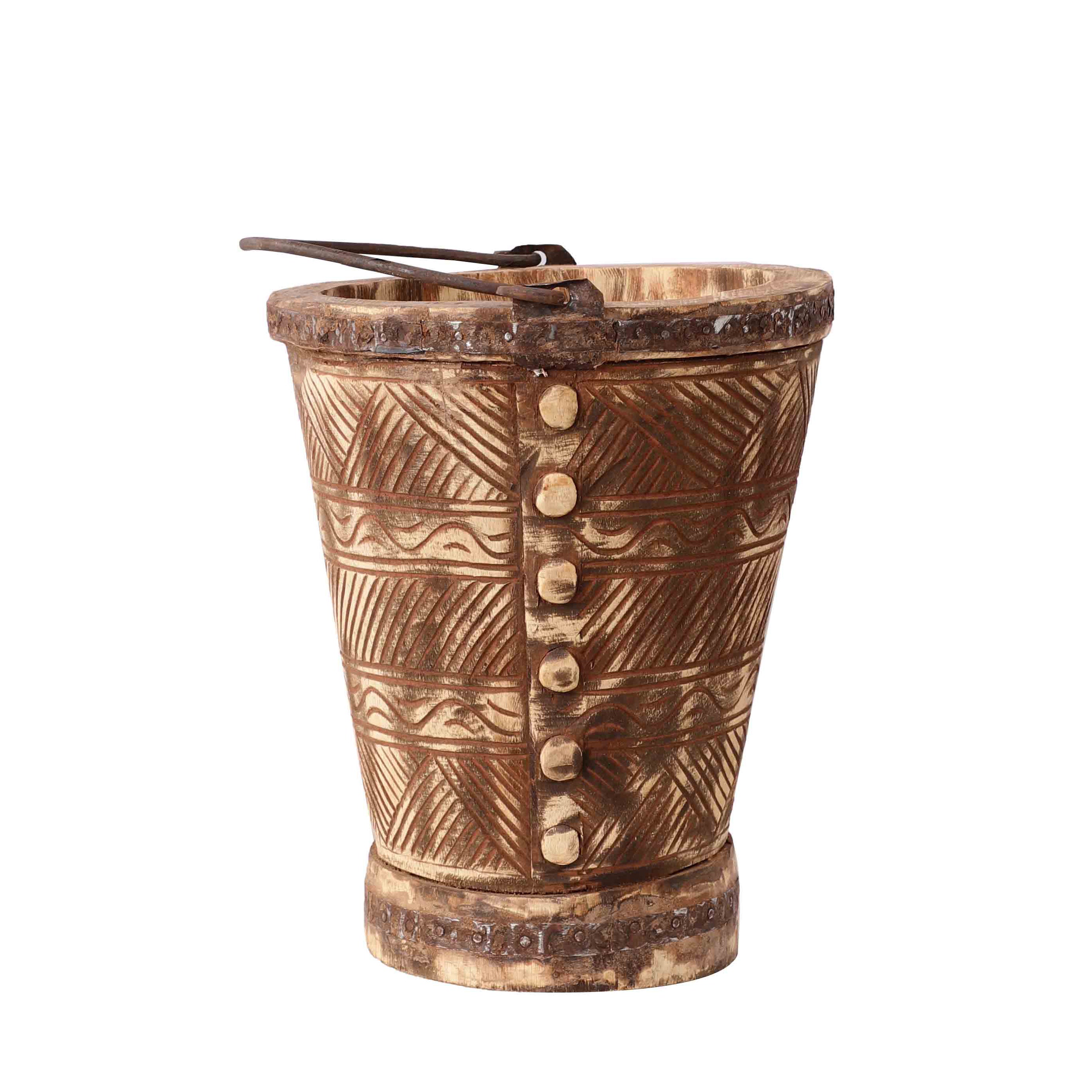 Antique Wooden Bucket