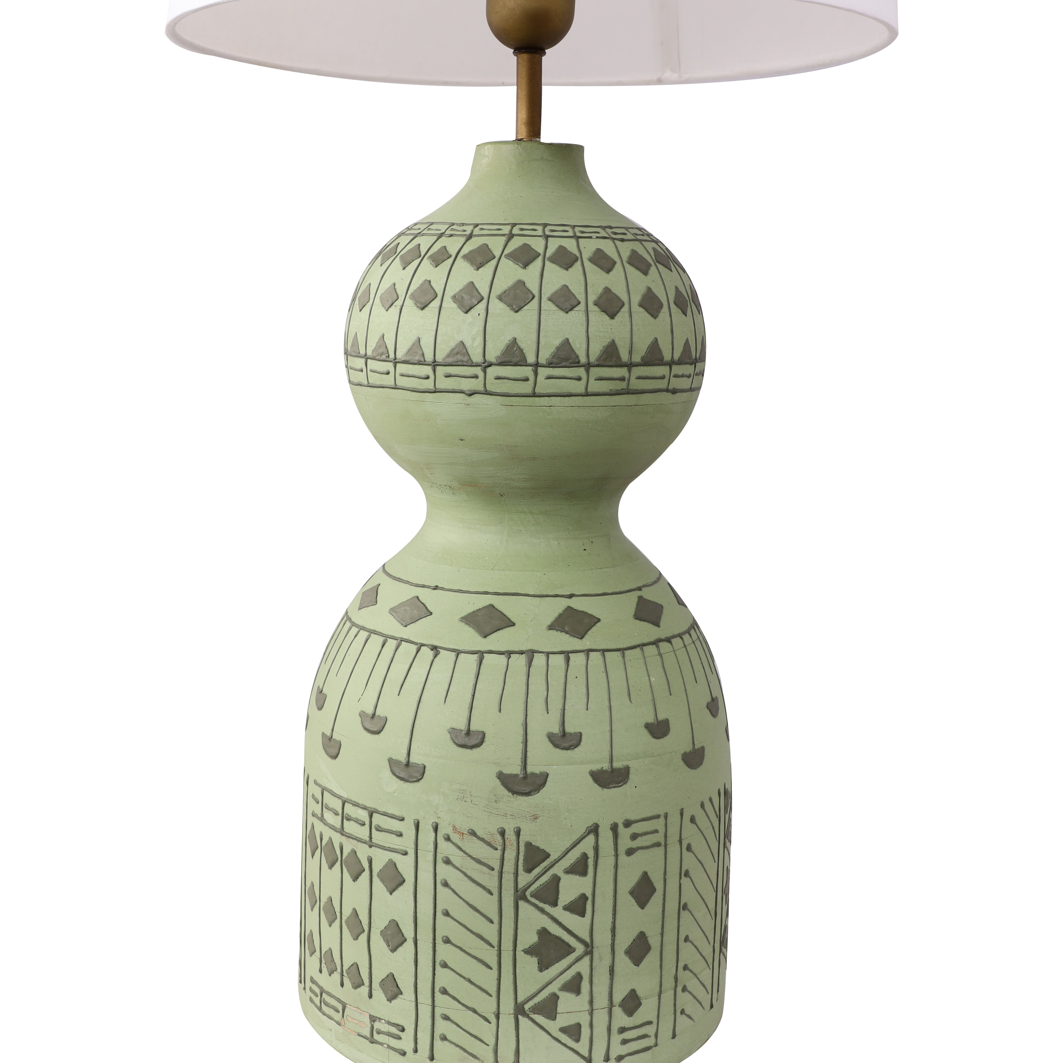 Belleview Green Table Lamp