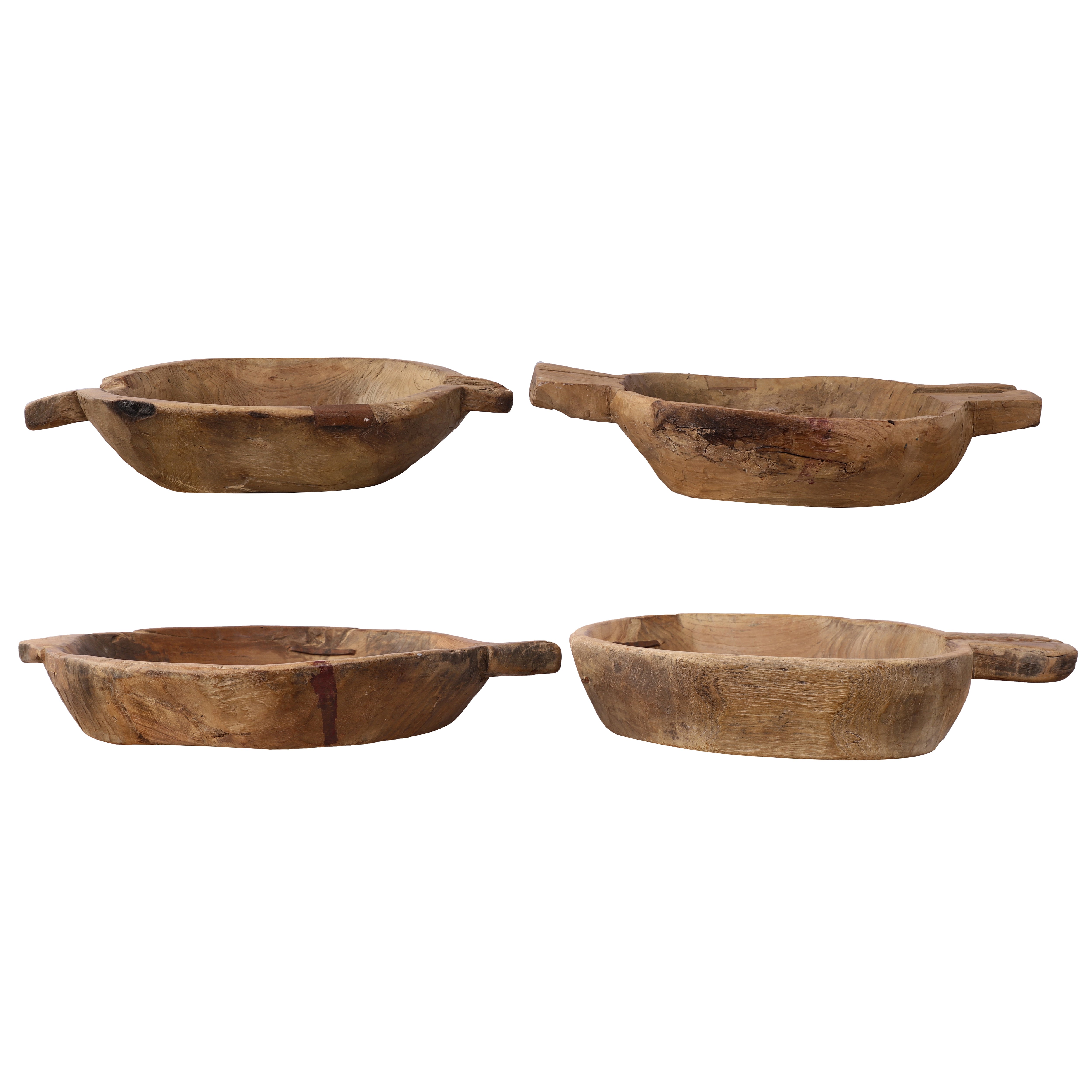 Assorted Antique Carved Wooden Tray (Single)