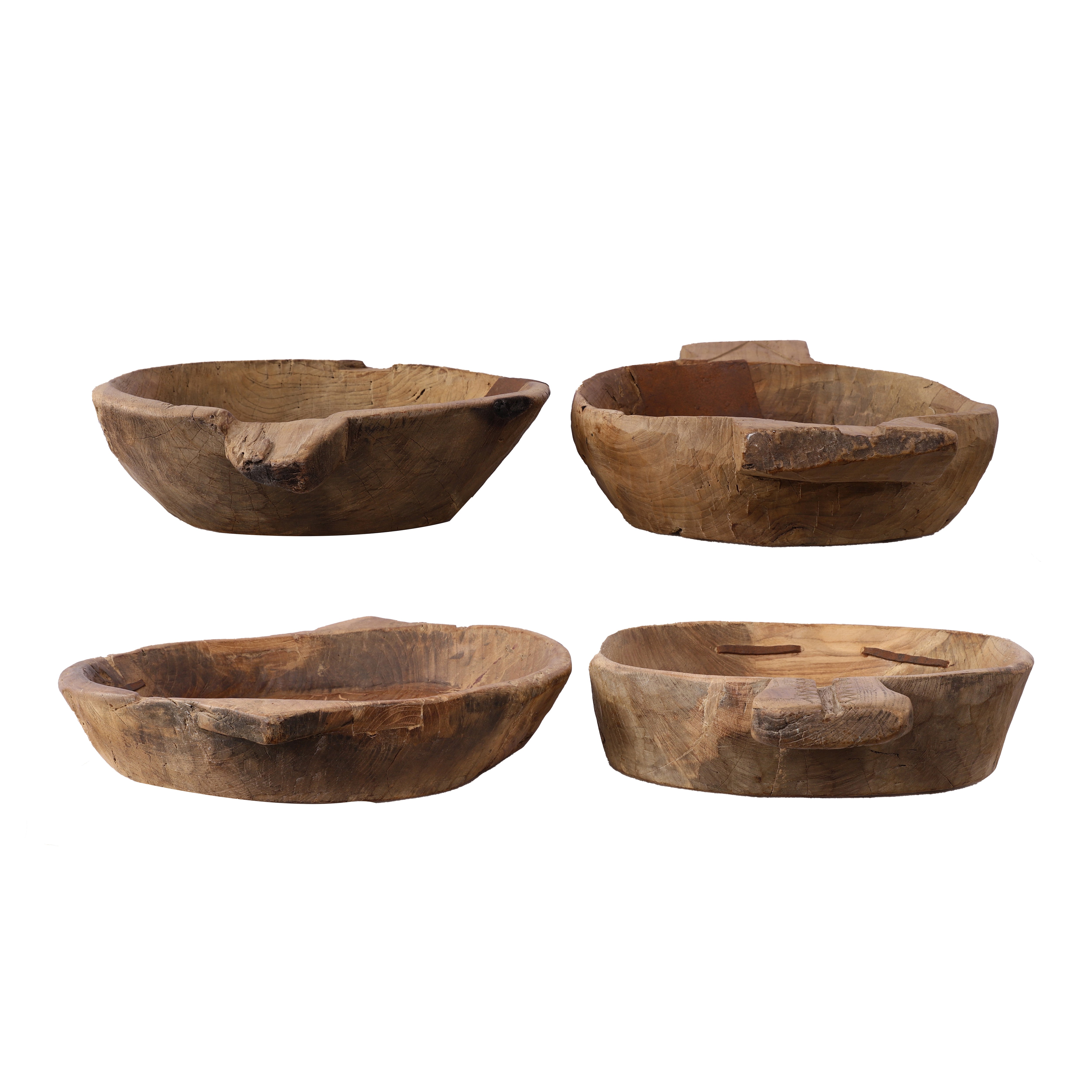 Assorted Antique Carved Wooden Tray (Single)