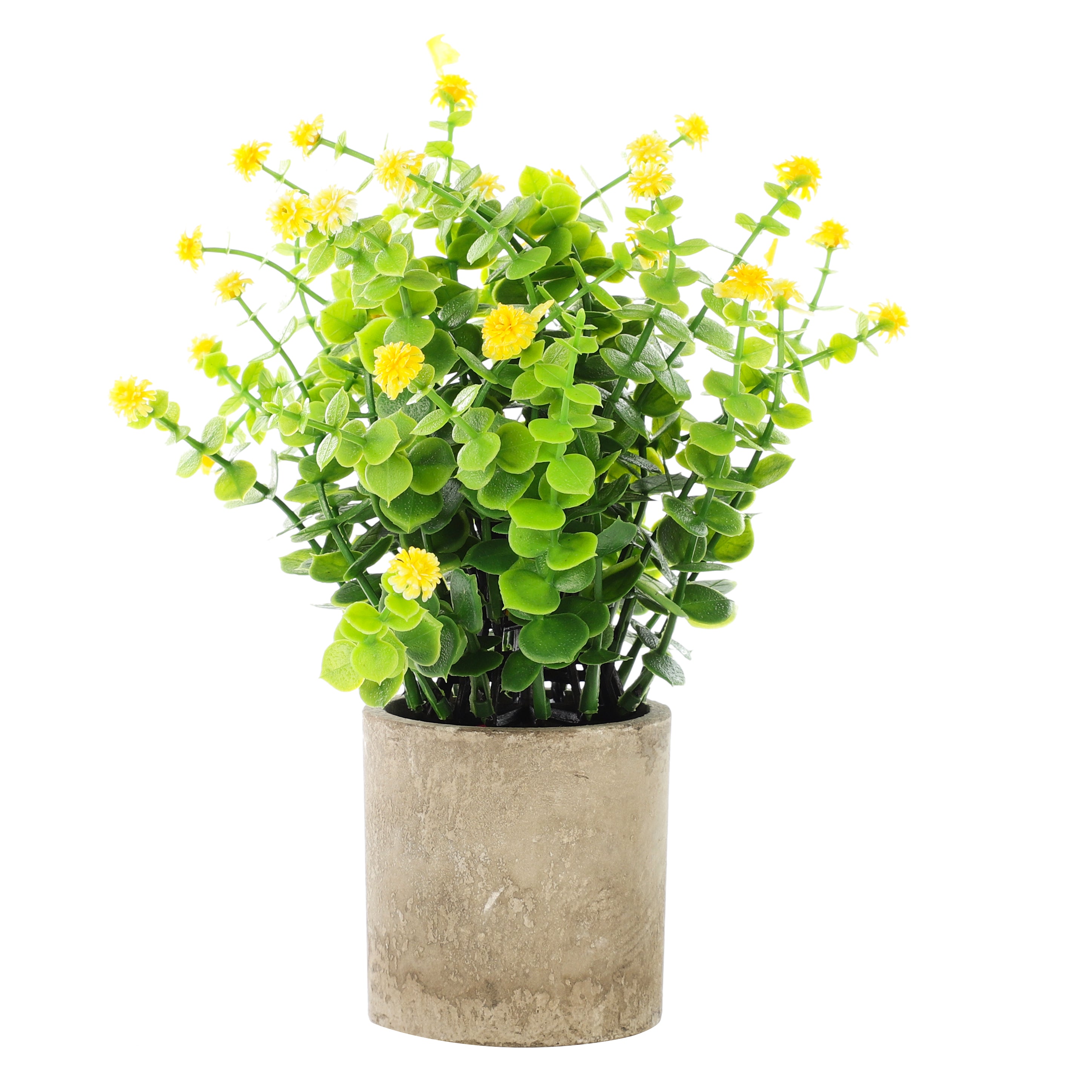 Faux Eucalyptus Bonsai with Flowers (Single)