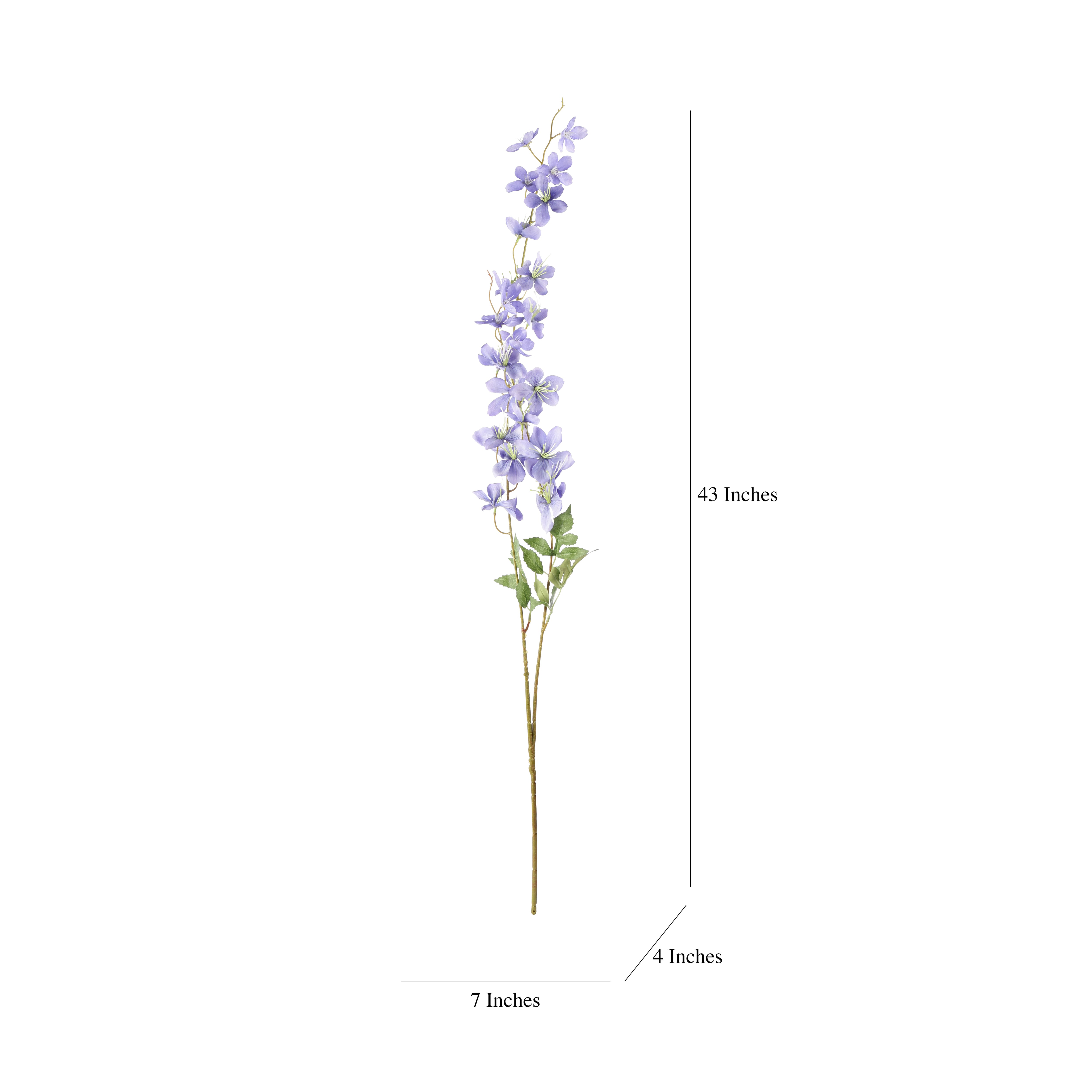 Faux Purple Delphinium Stick (Single)