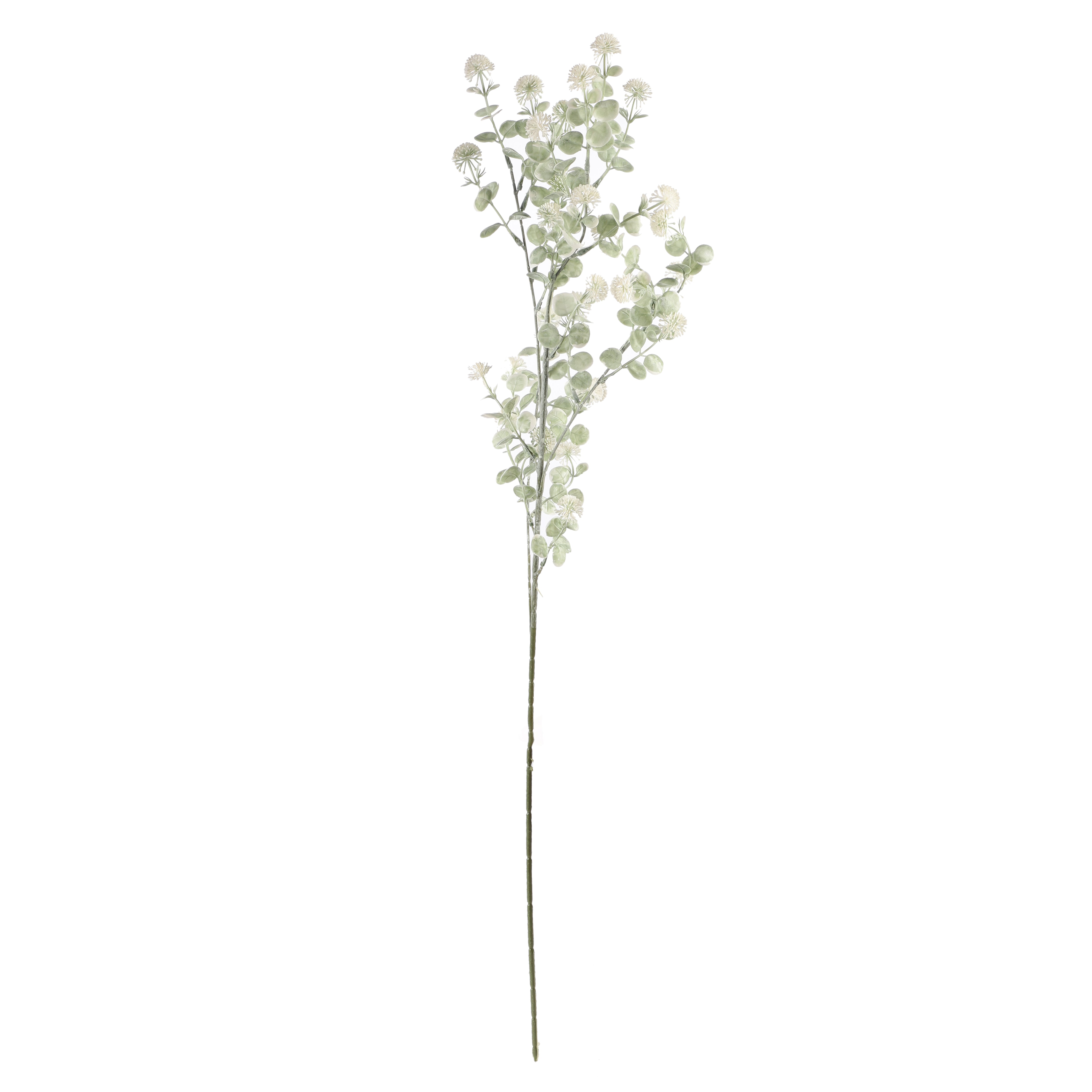 Faux Pale Green Eucalyptus Stem (Single)