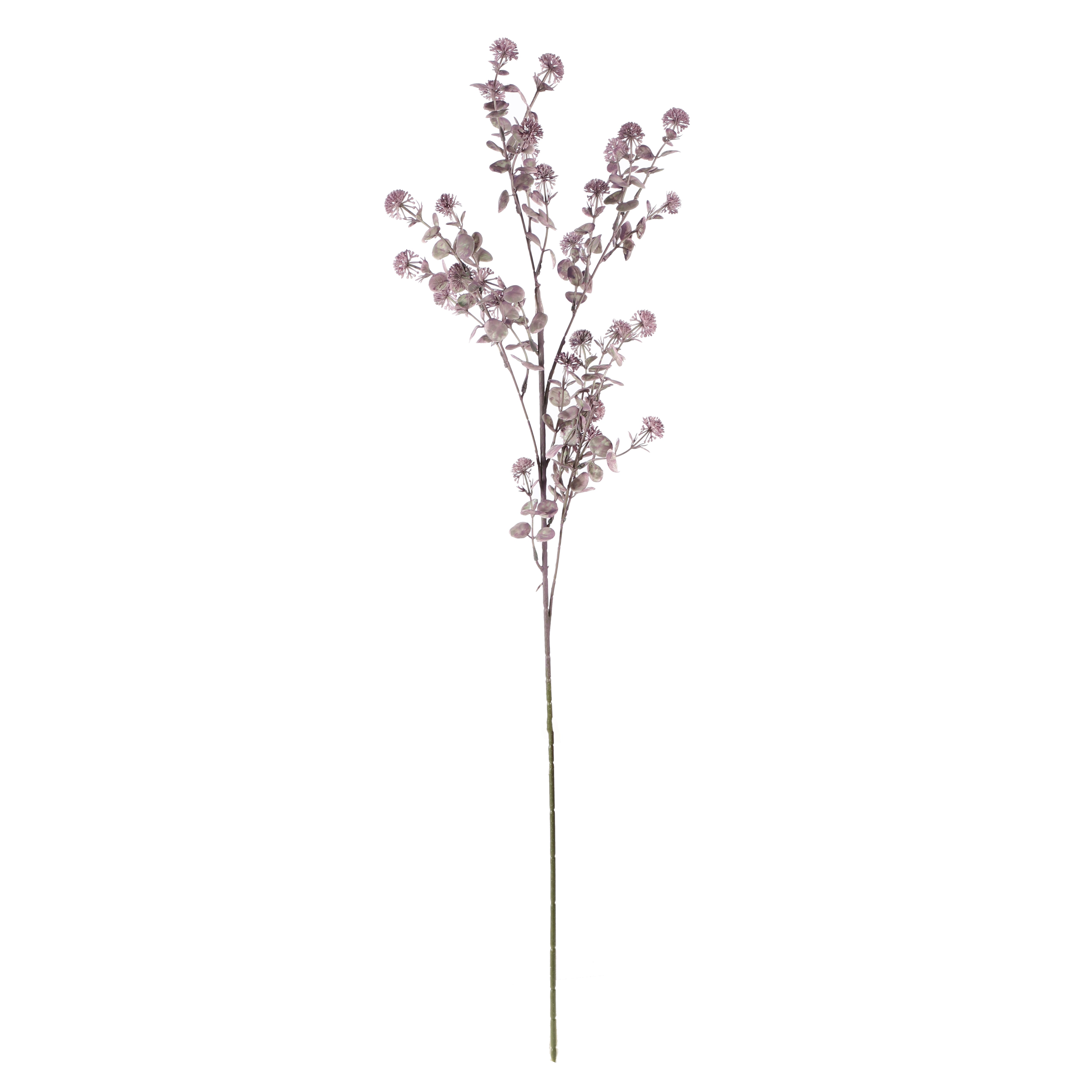 Faux Pale Purple Eucalyptus Stem (Single)