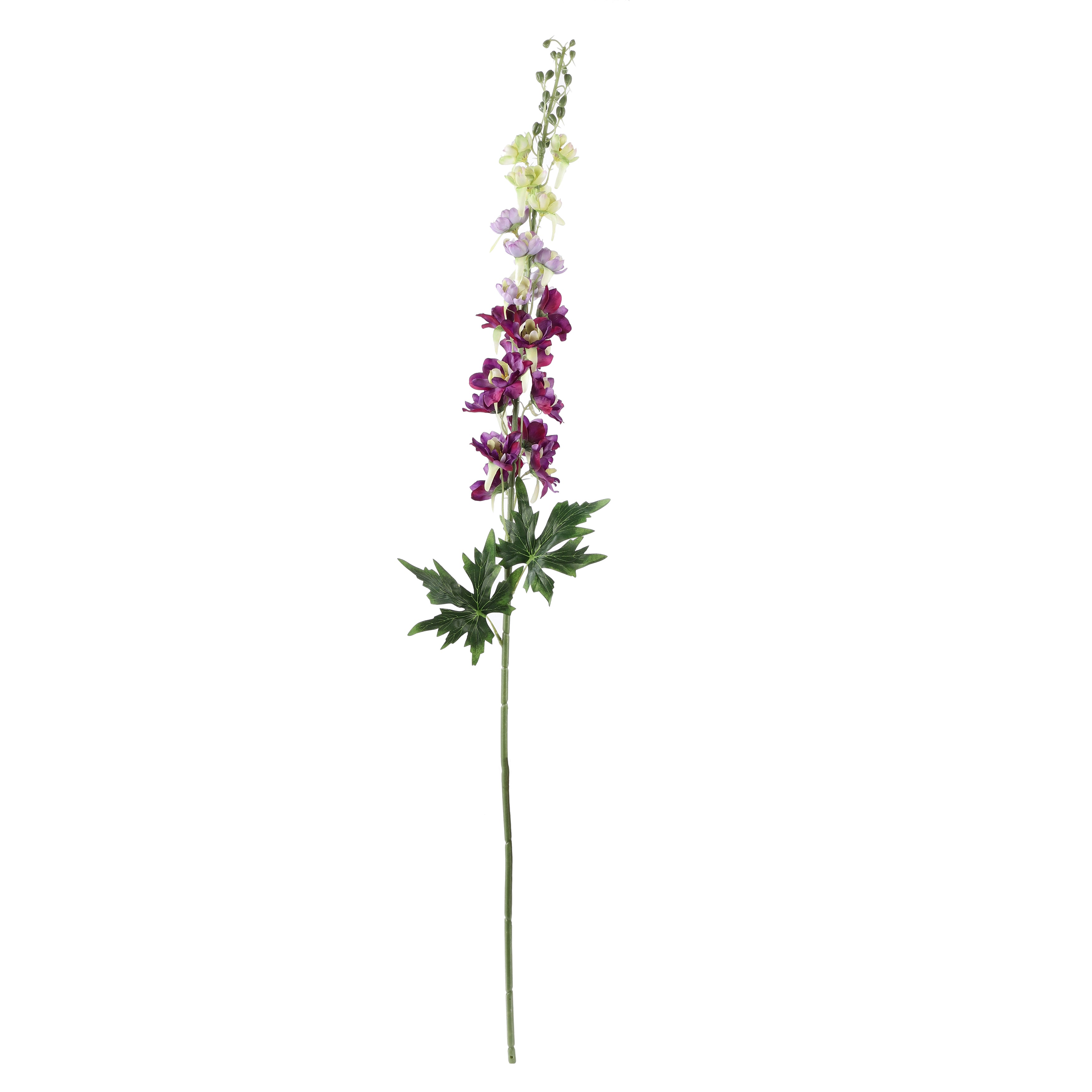 Faux Dual Shade Purple Delphinium Stick (Single)