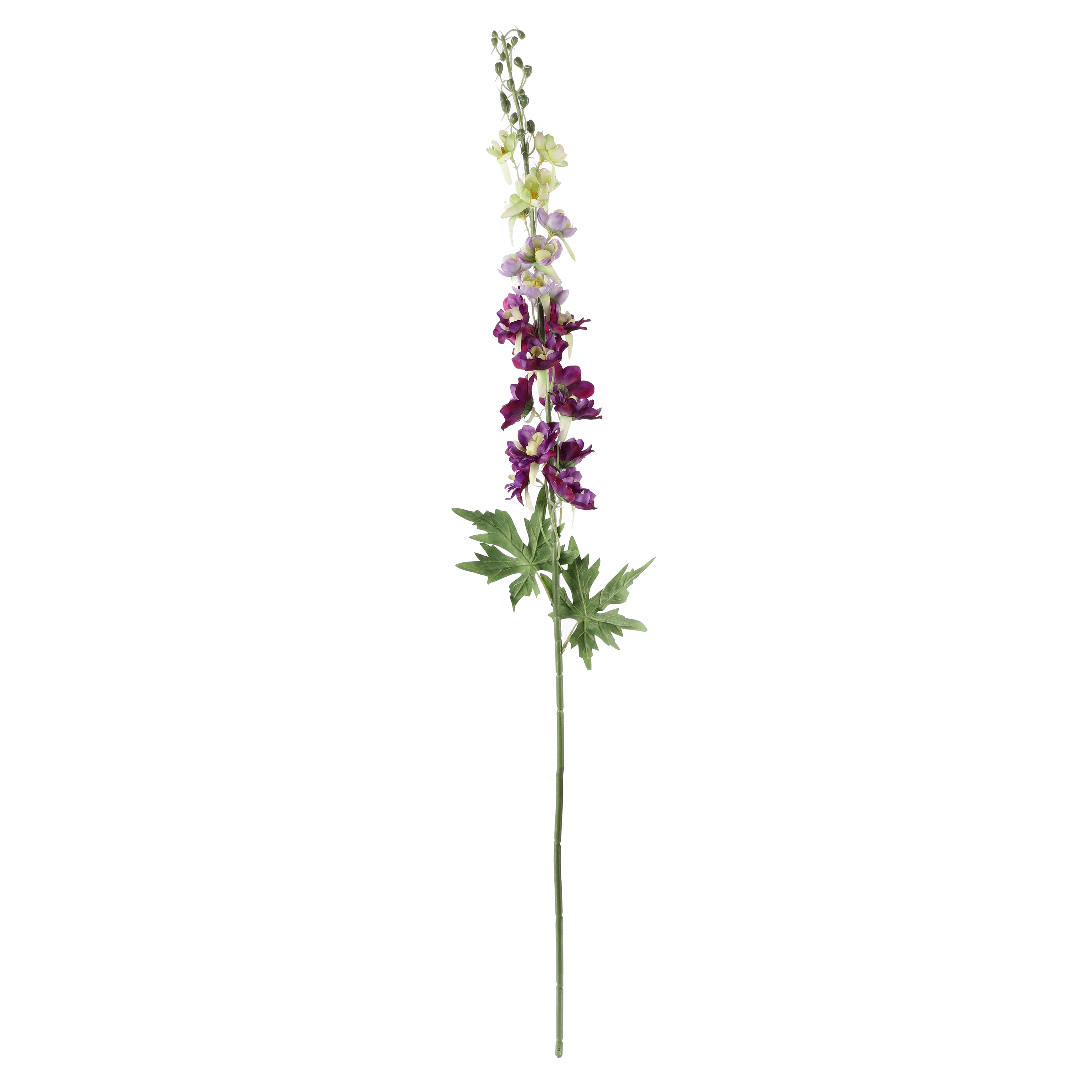 Faux Dual Shade Purple Delphinium Stick (Single)