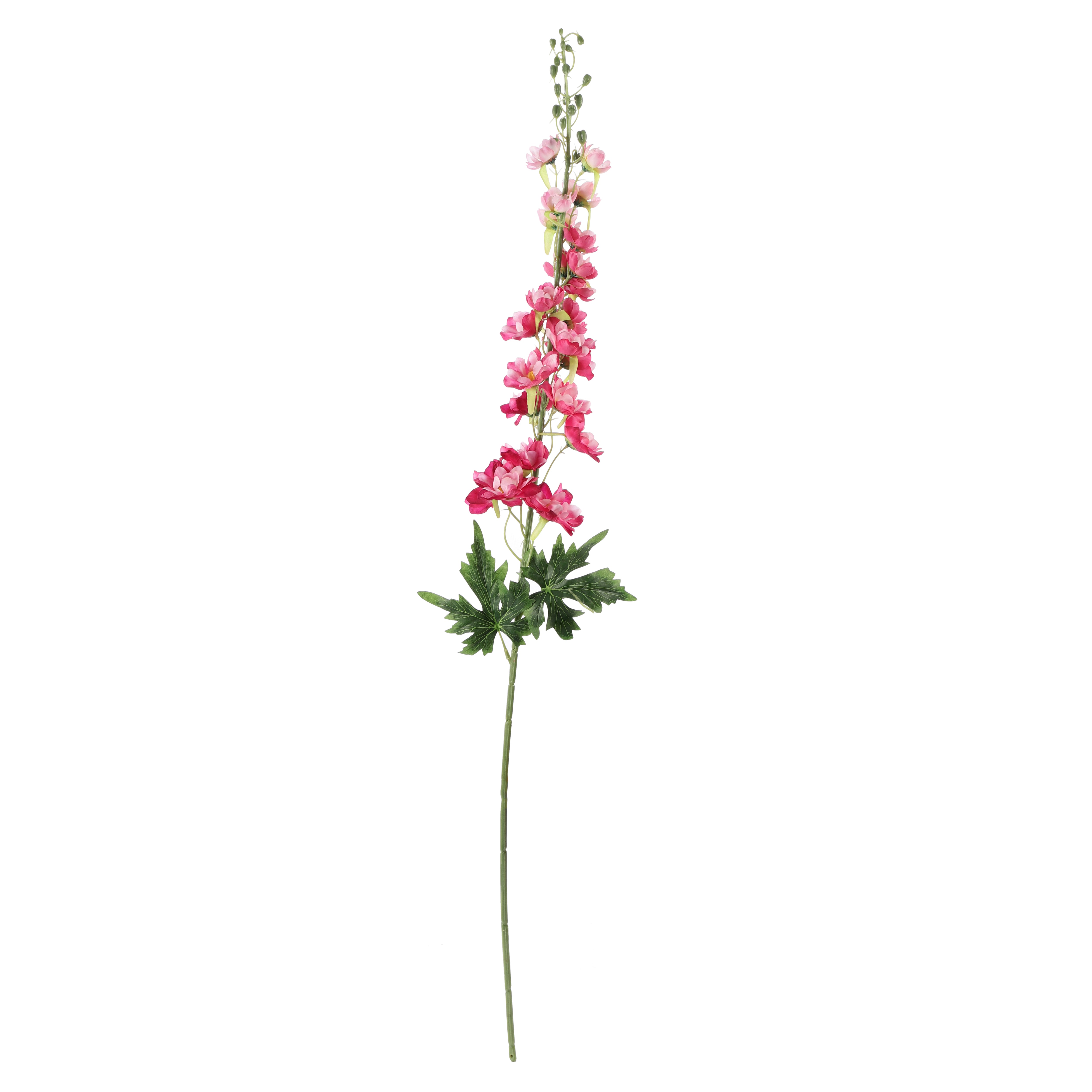 Faux Dual Shade Pink Delphinium Stick (Single)
