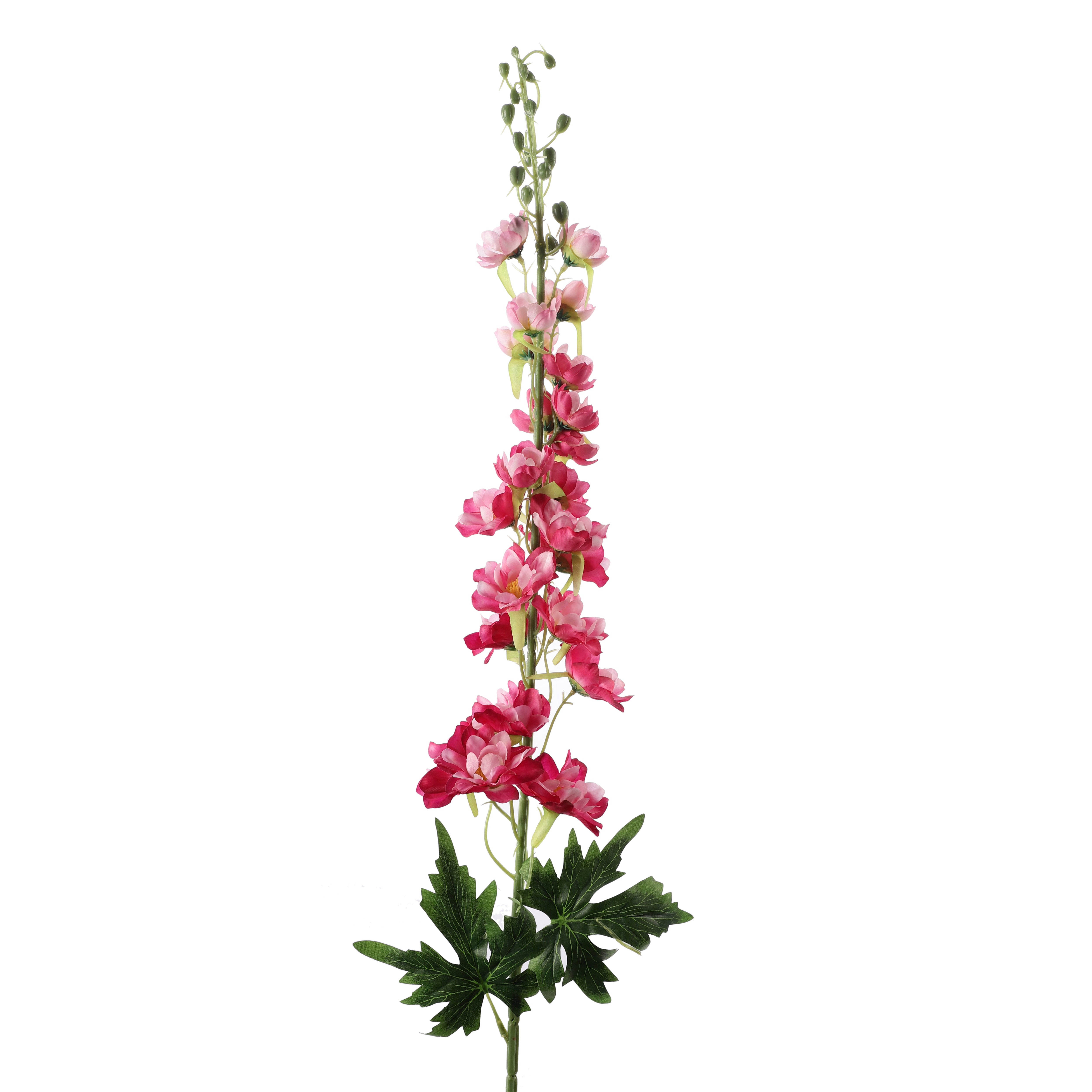Faux Dual Shade Pink Delphinium Stick (Single)