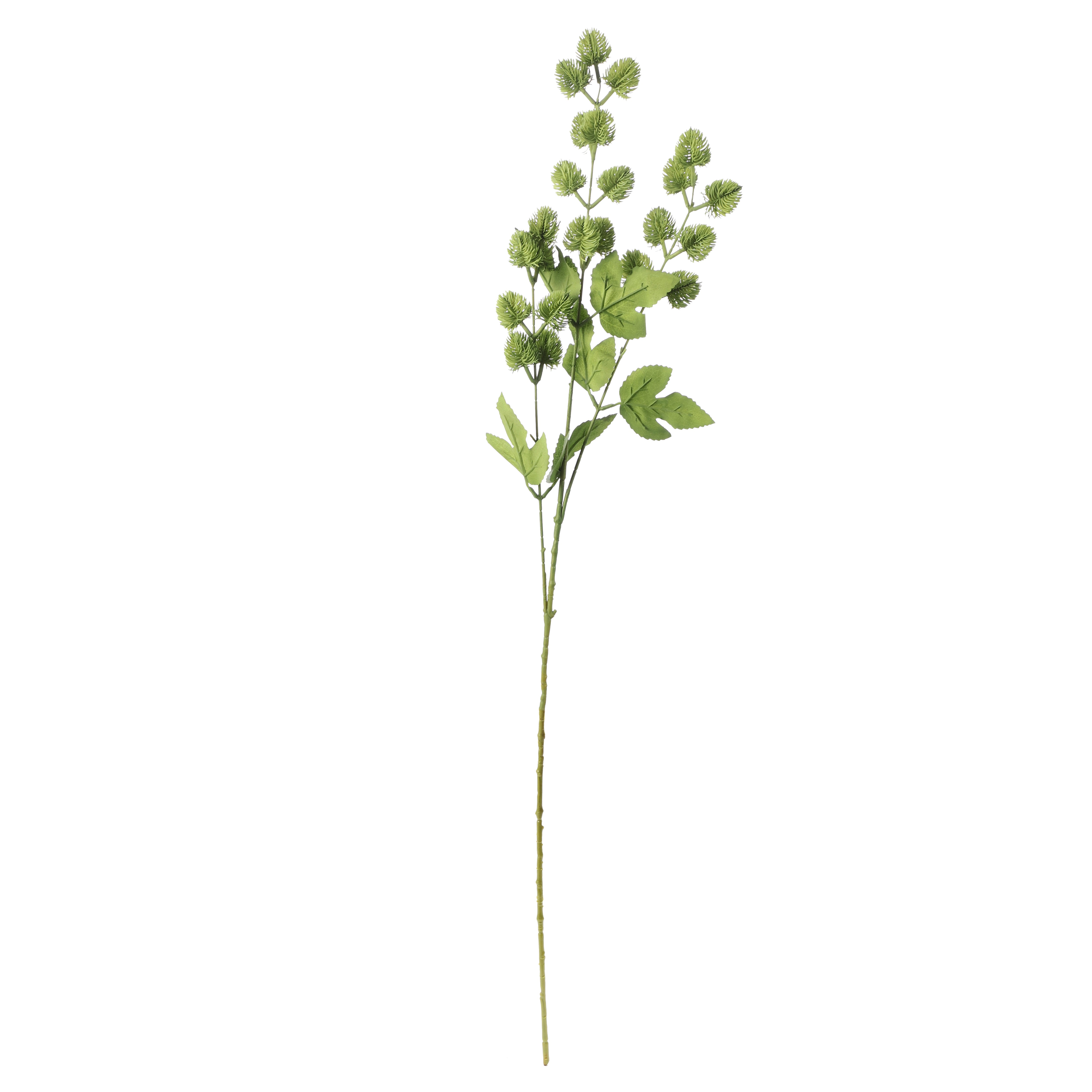 Faux Green Eucalyptus Stem With Buds (Single)