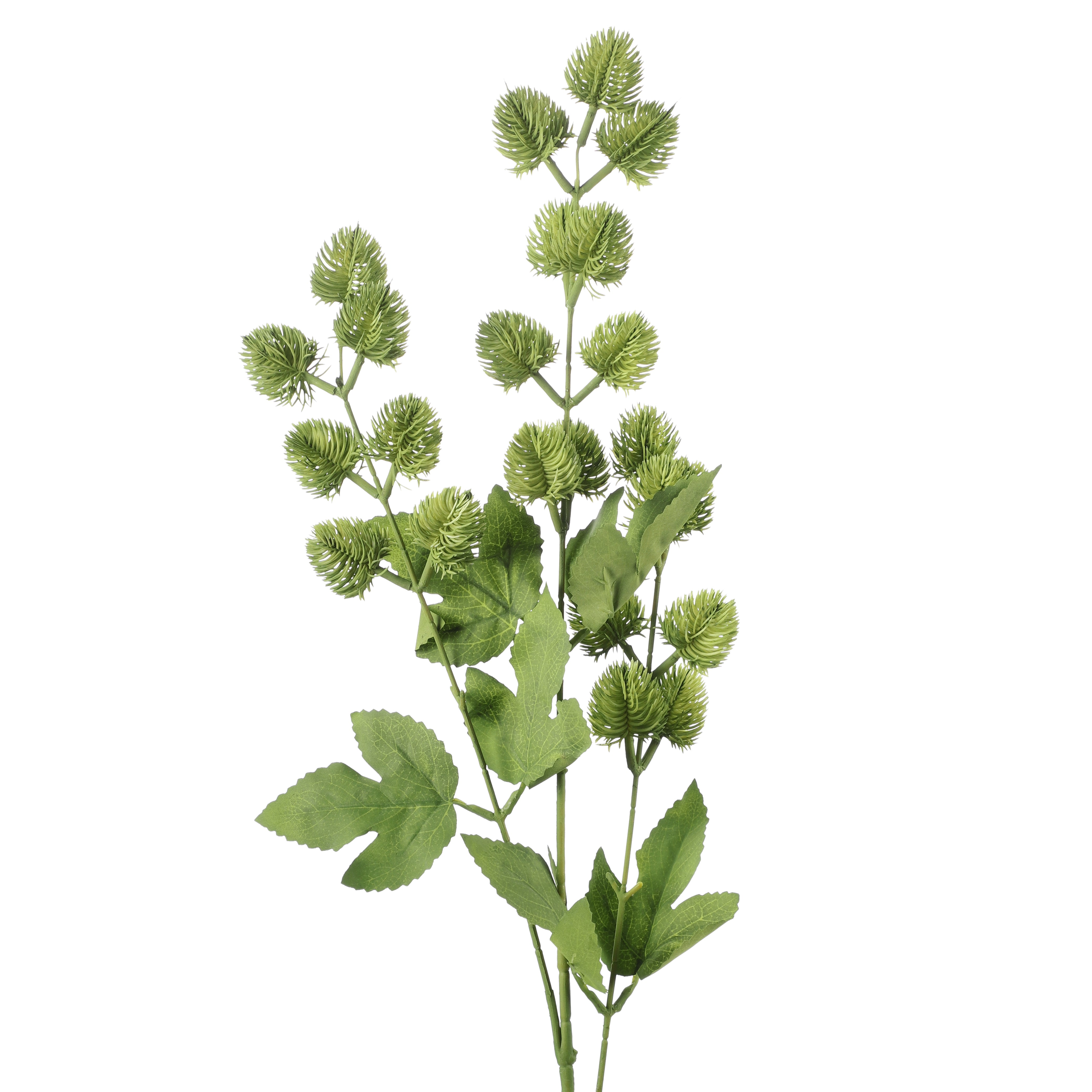 Faux Green Eucalyptus Stem With Buds (Single)