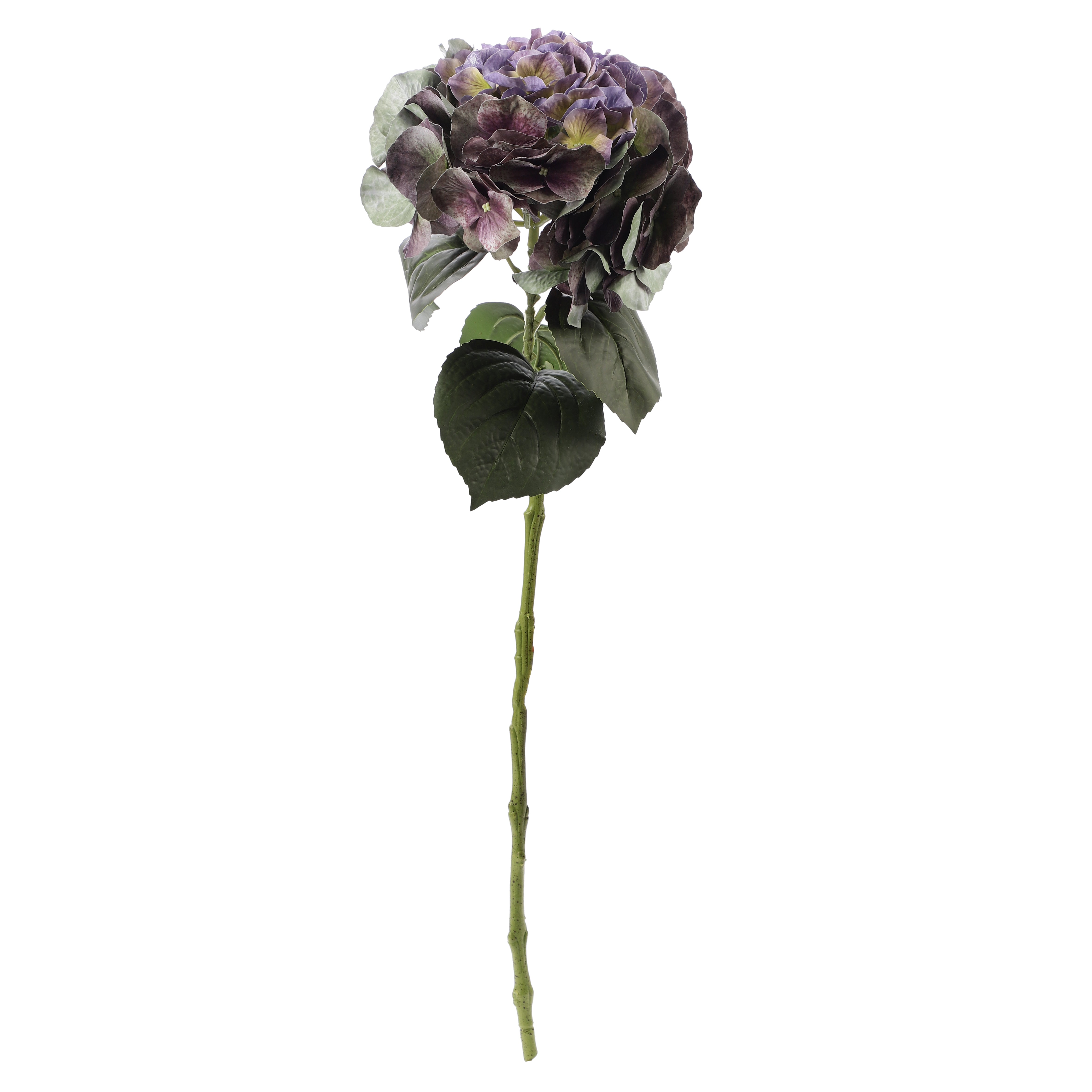 Faux Dual Shade Purple Hydrangea Stick (Single)