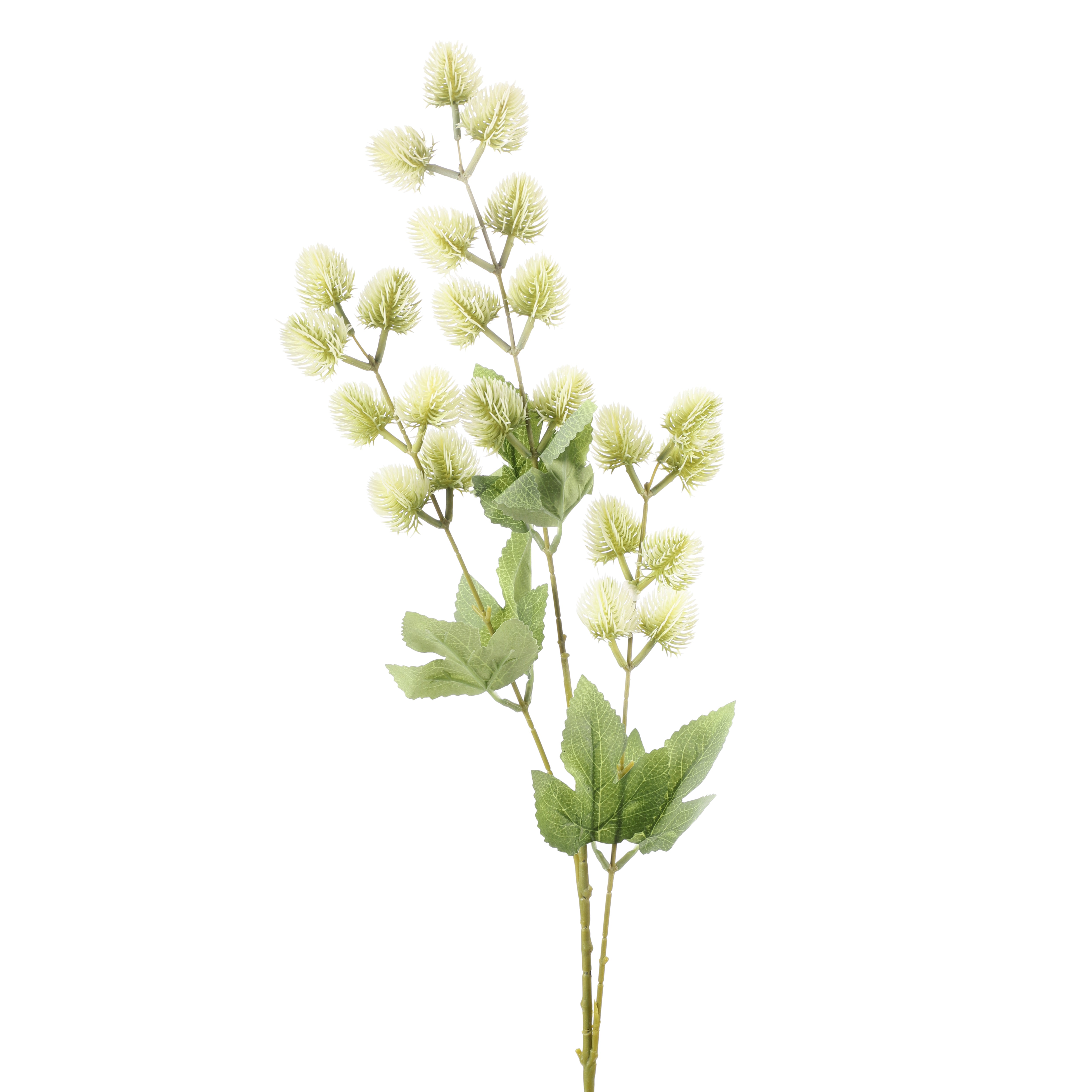 Faux Pale Green Eucalyptus Stem With Buds (Single)