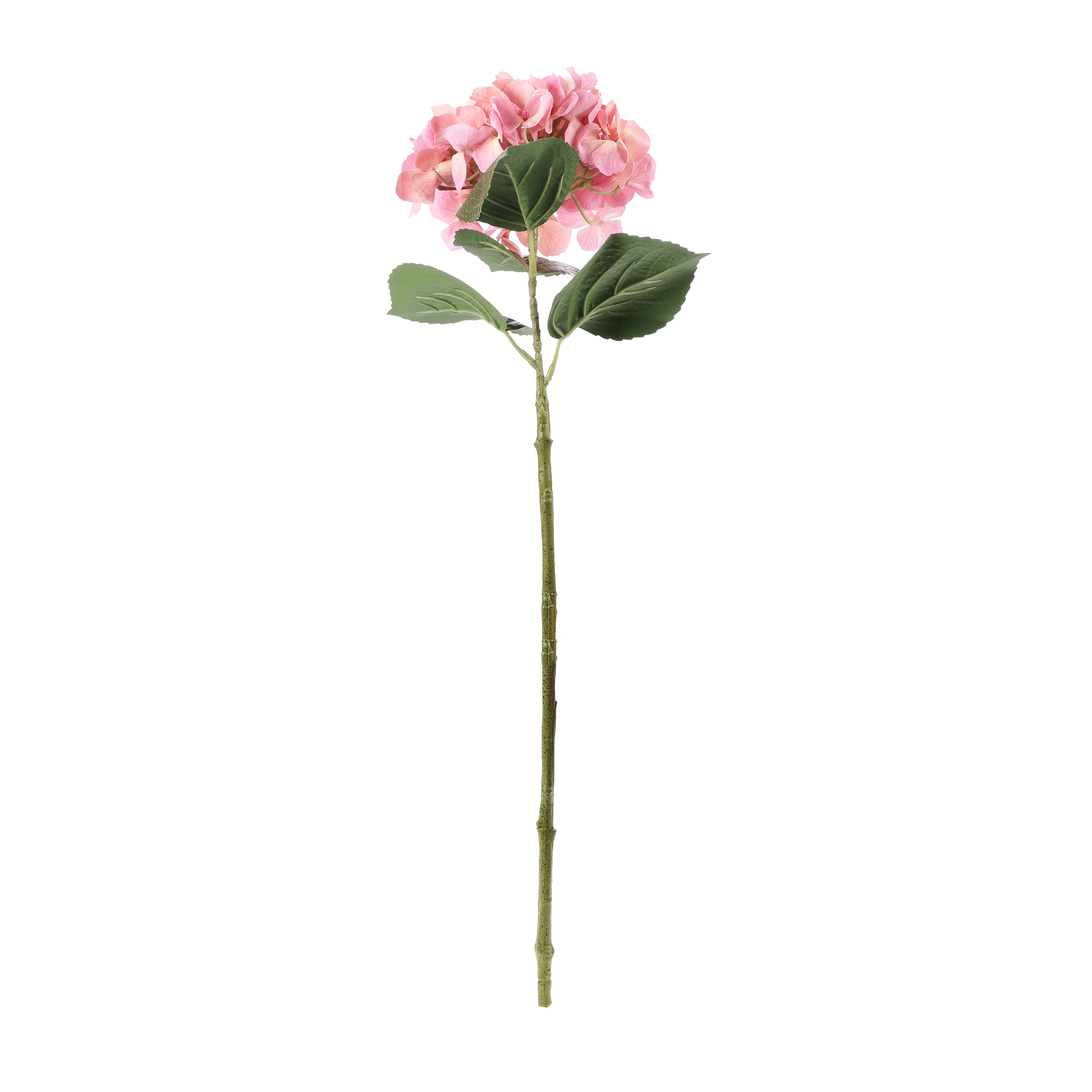 Faux Dual Shade Pink Hydrangea Stick (Single)