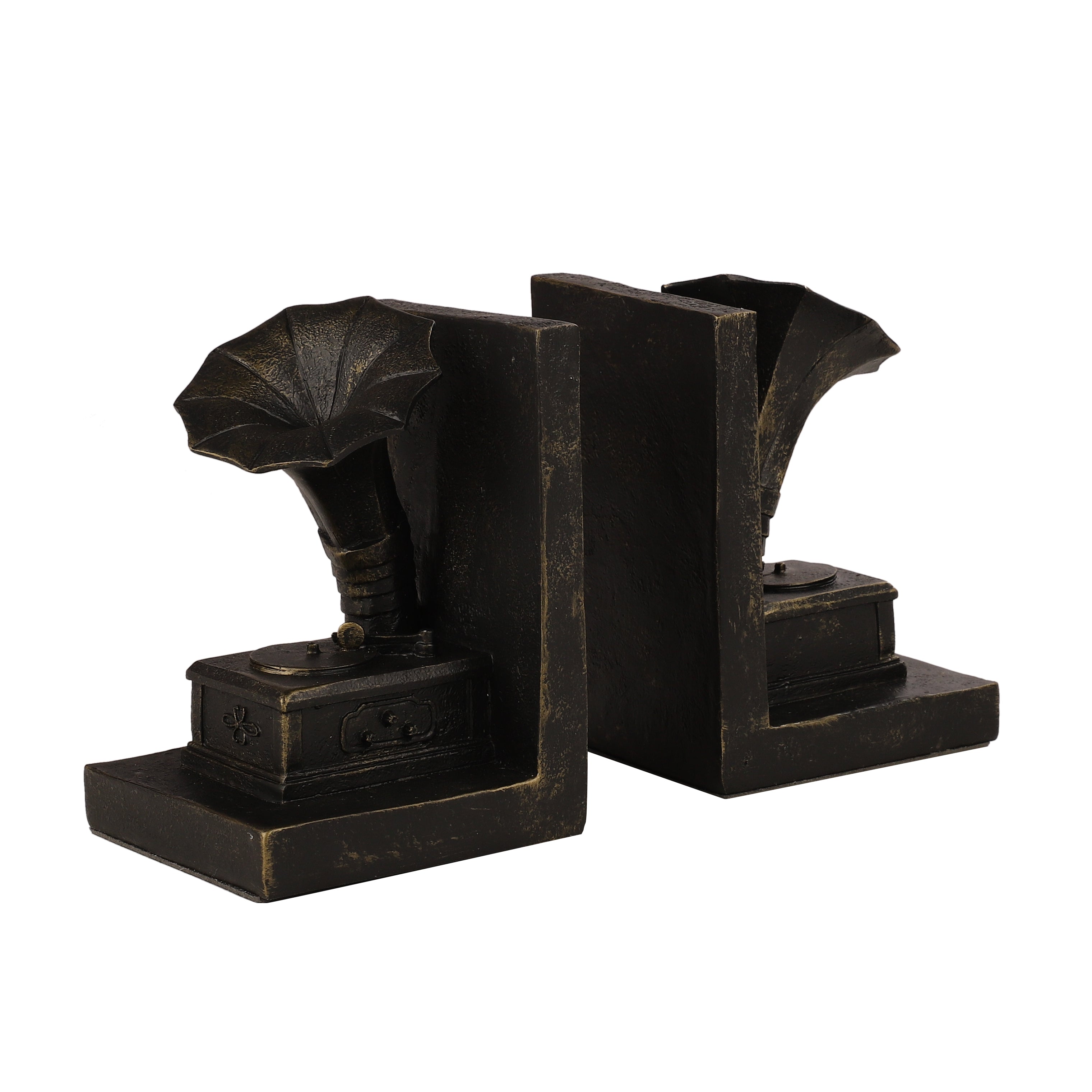 Classic Gramophone Bookends