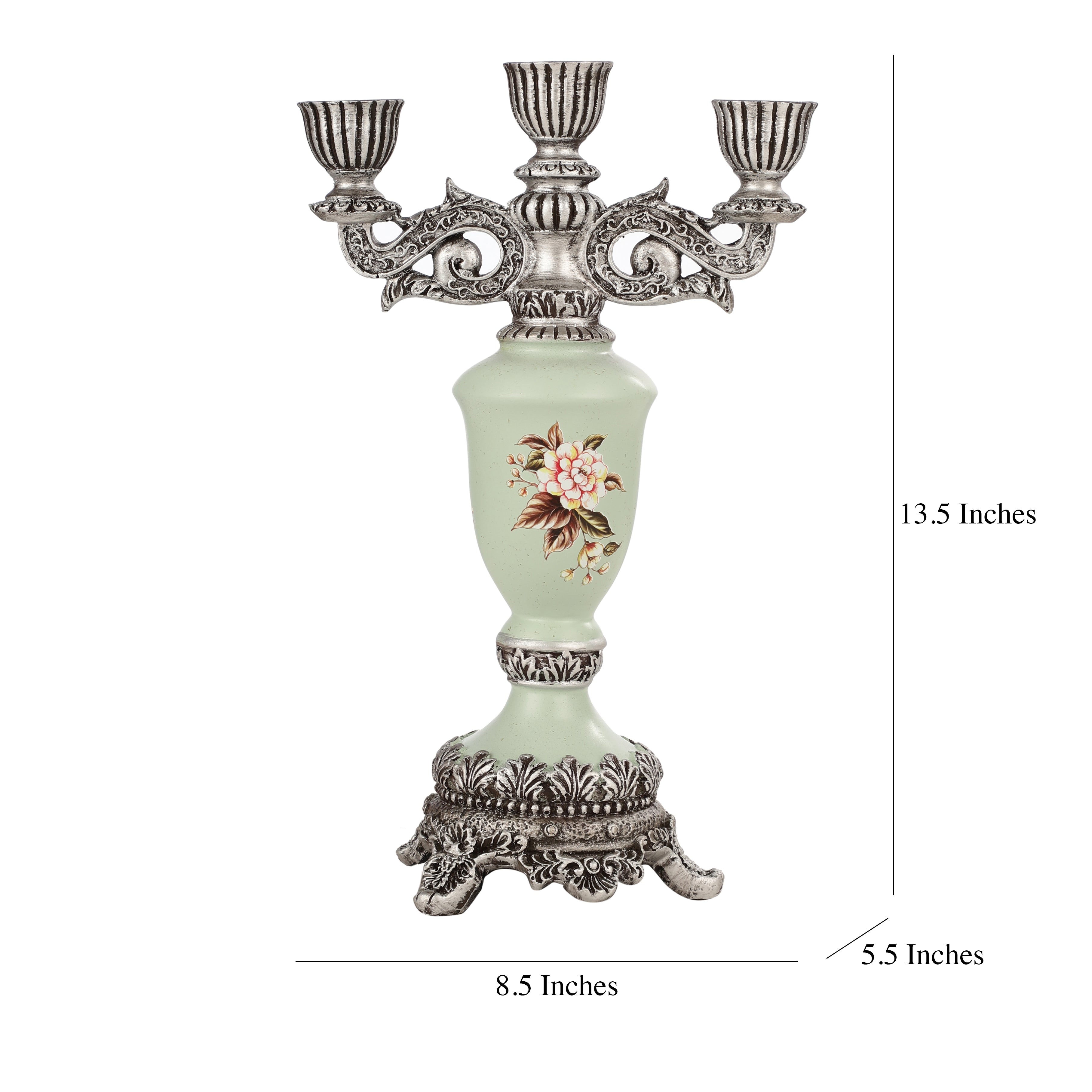 Gardenia Green Candle Stand