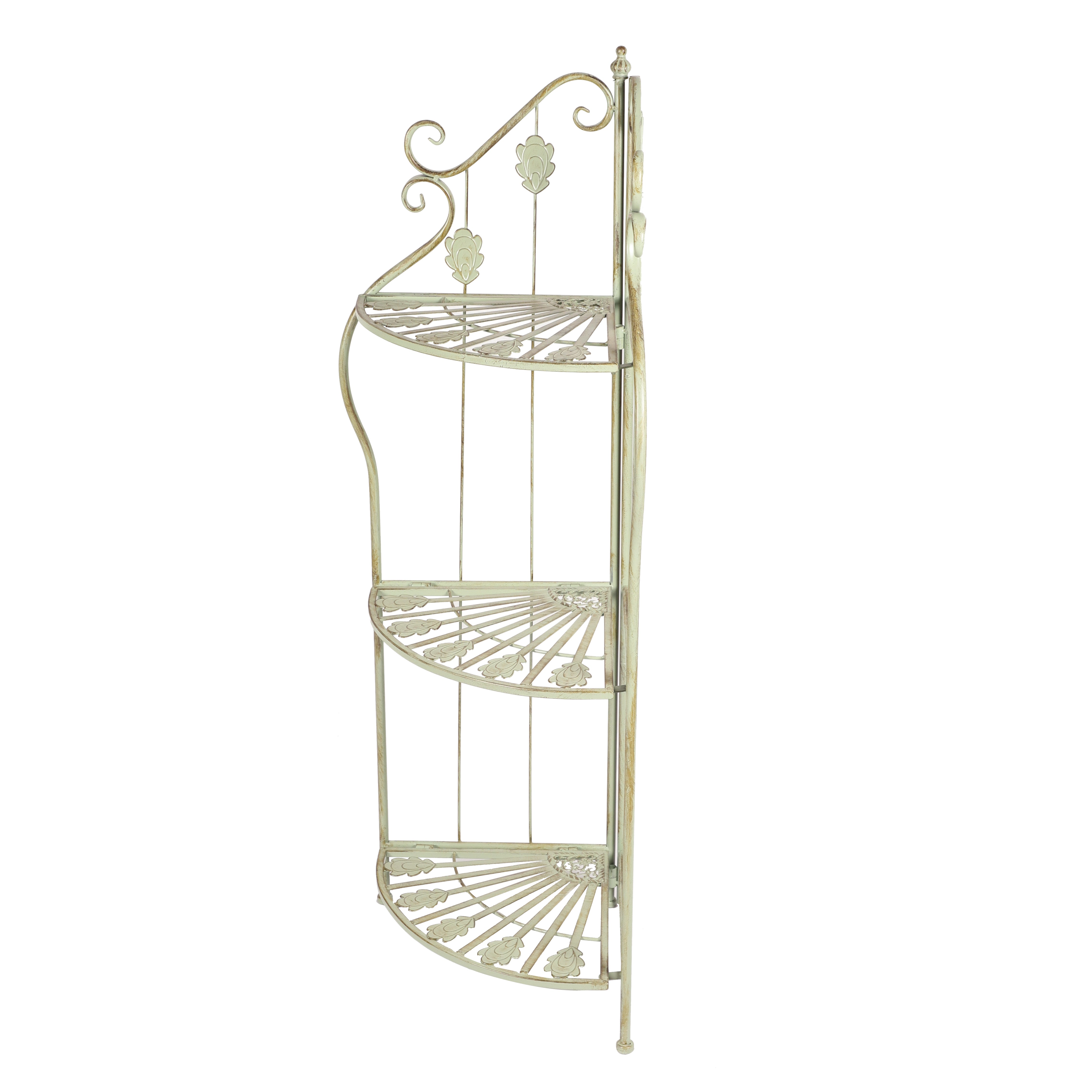 Olive Garden Foldable Corner Shelf