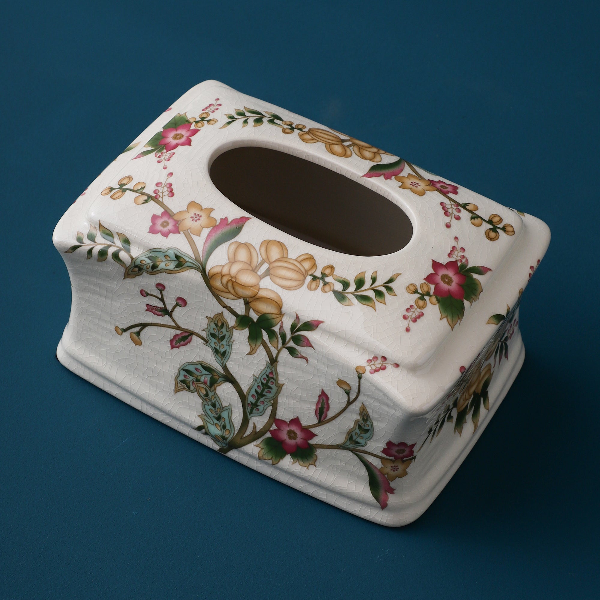 Yellow Regal Ceramic Tissue Box
