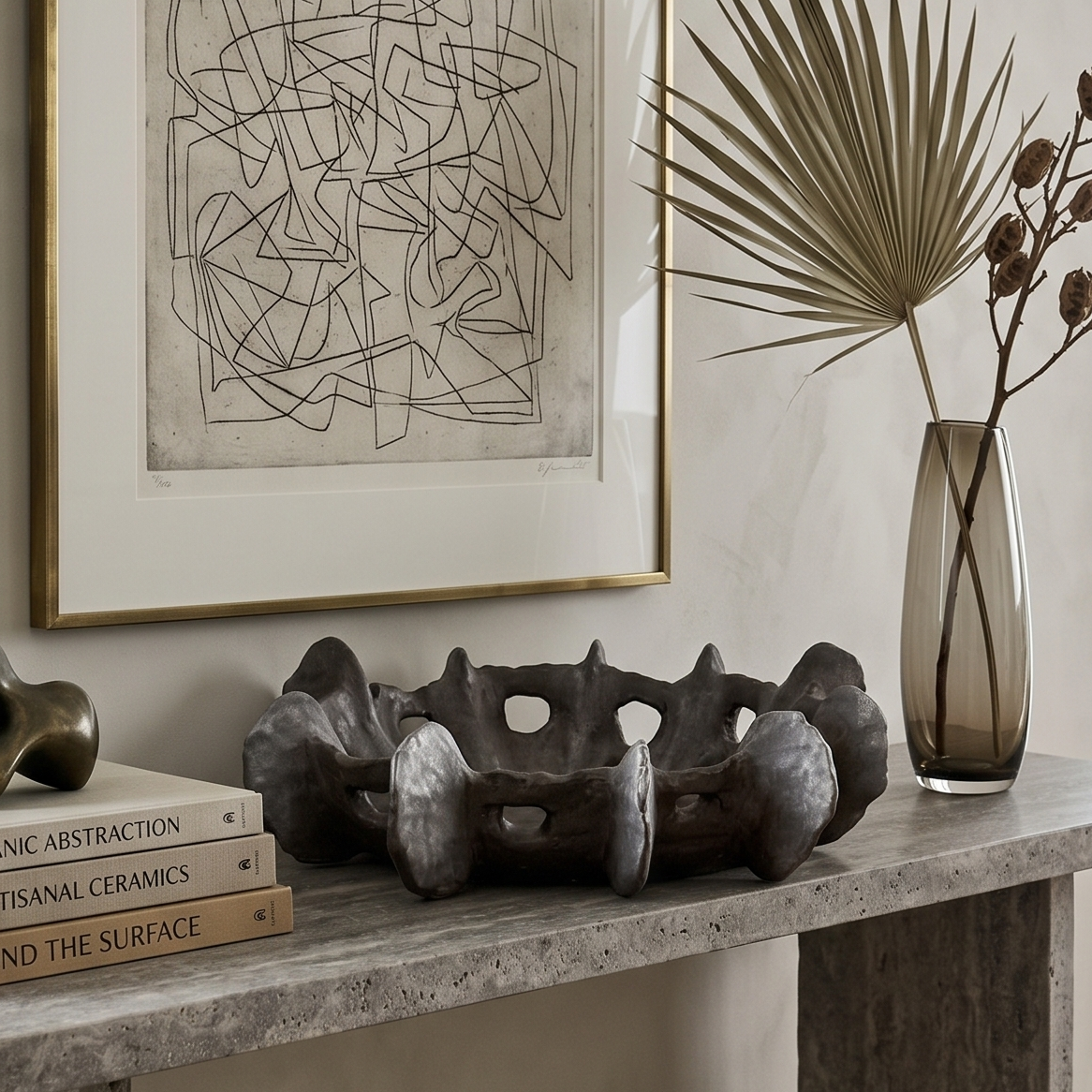 Onyx Crown Decor Bowl