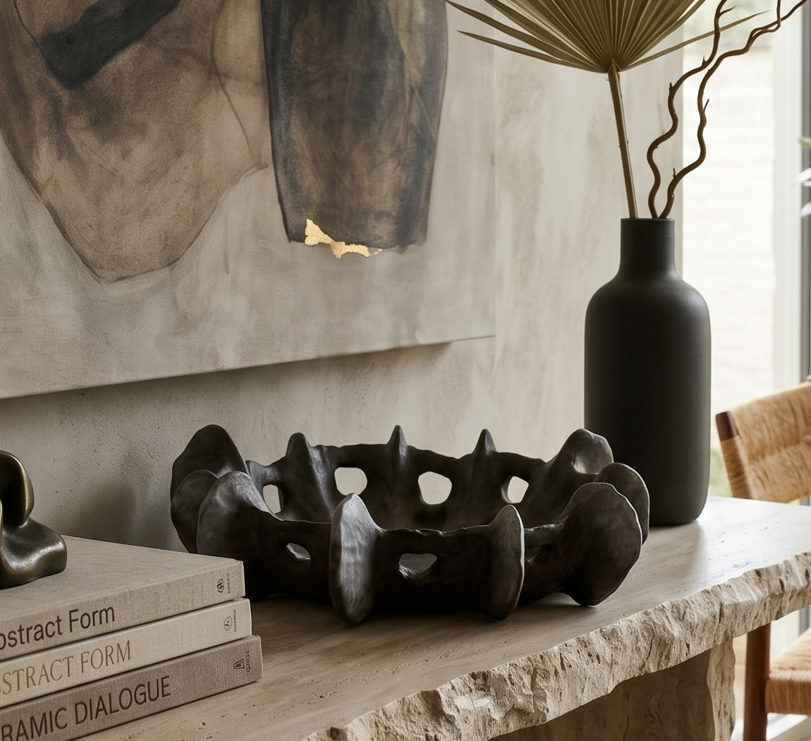 Onyx Crown Decor Bowl