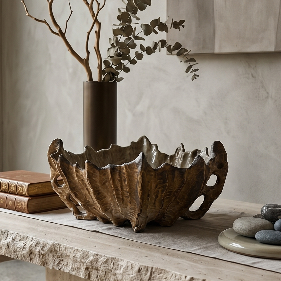 Amber Reef Sculpted Bowl
