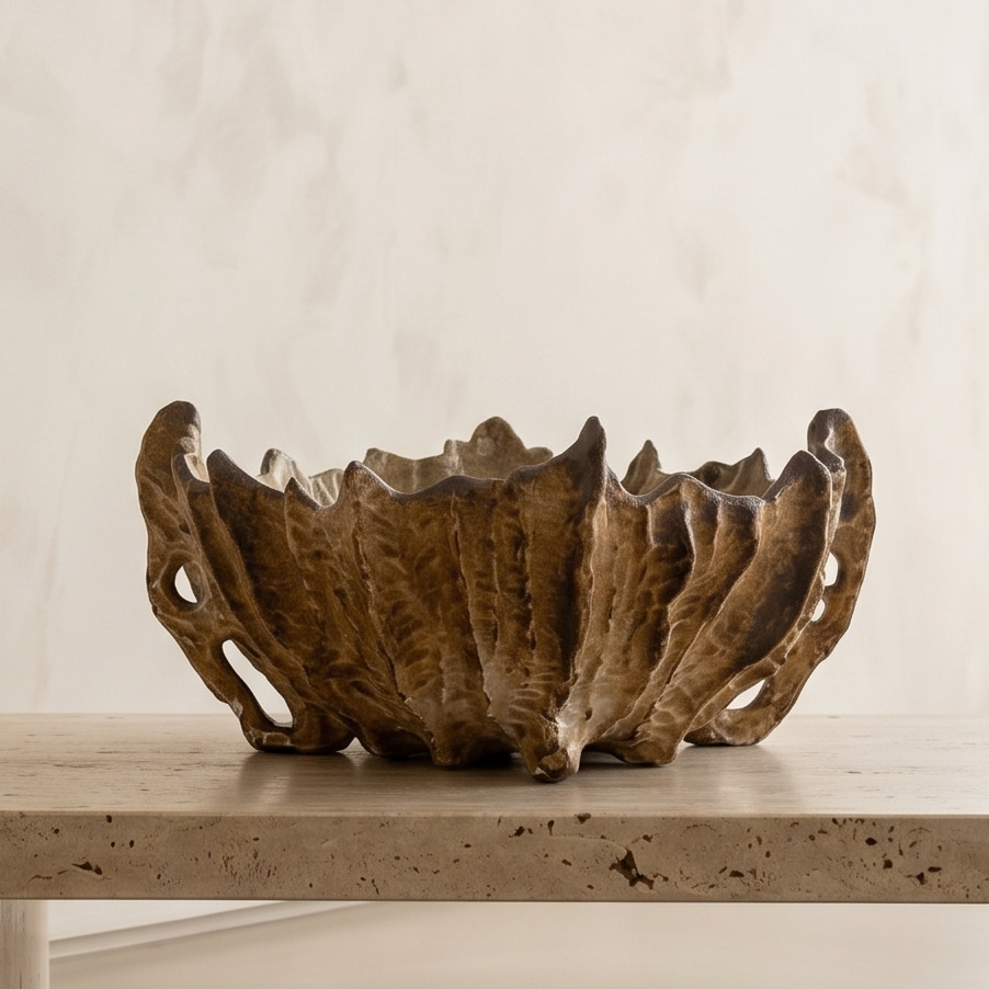 Amber Reef Sculpted Bowl