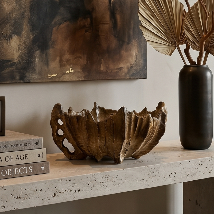 Amber Reef Sculpted Bowl