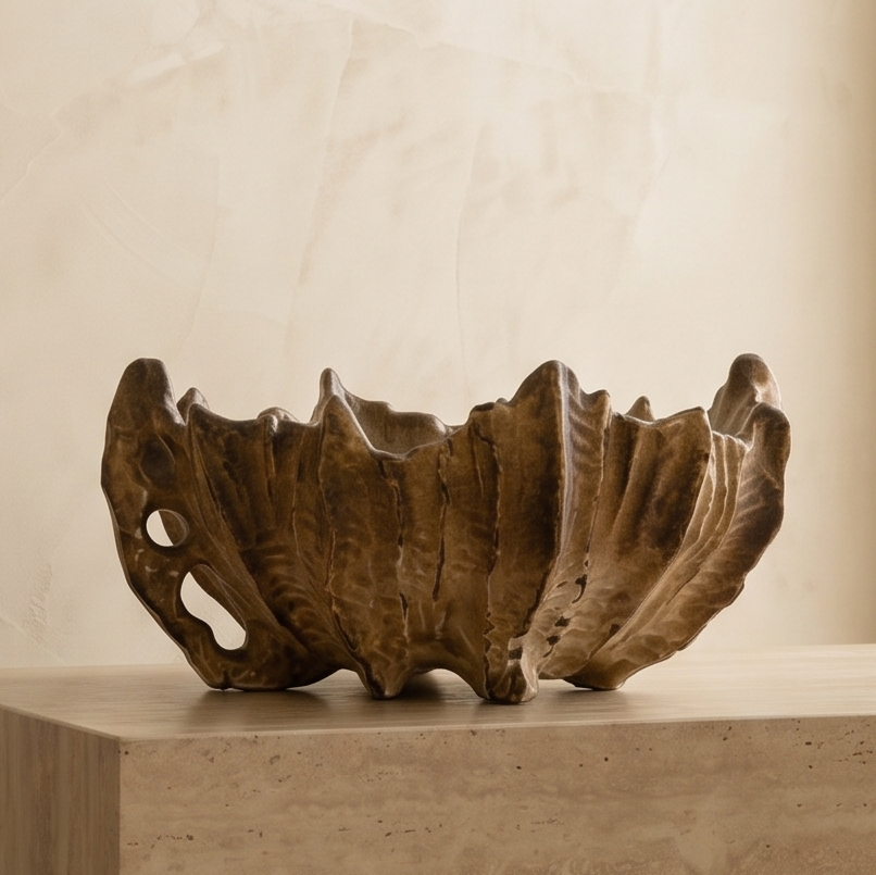 Amber Reef Sculpted Bowl