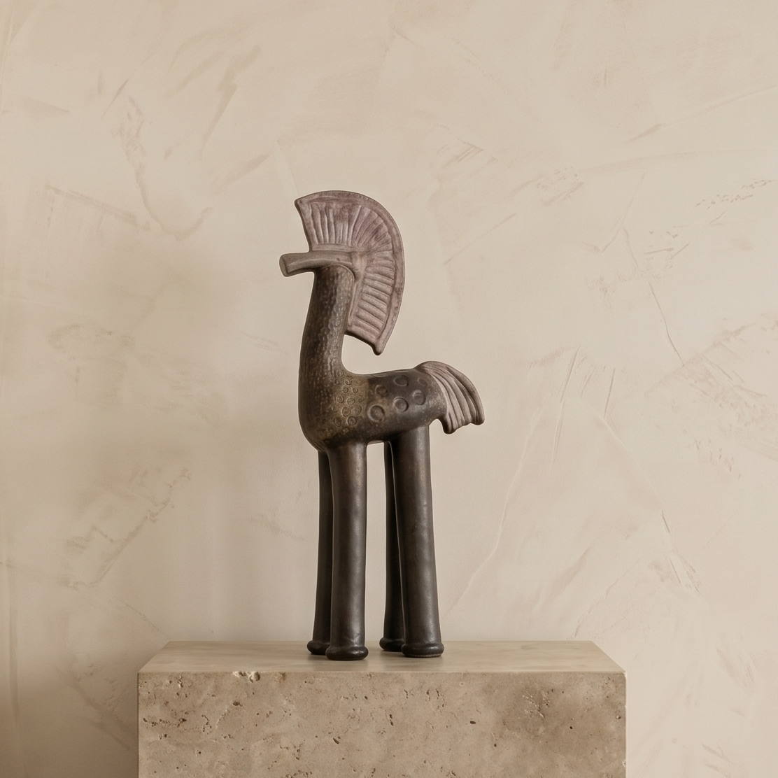 Plumed Sentinel Figurine