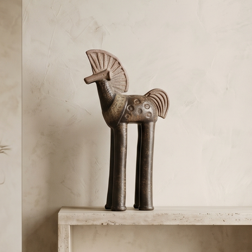 Plumed Sentinel Figurine