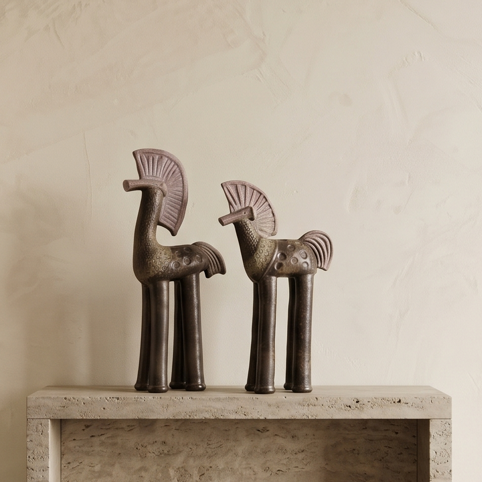 Plumed Sentinel Figurine