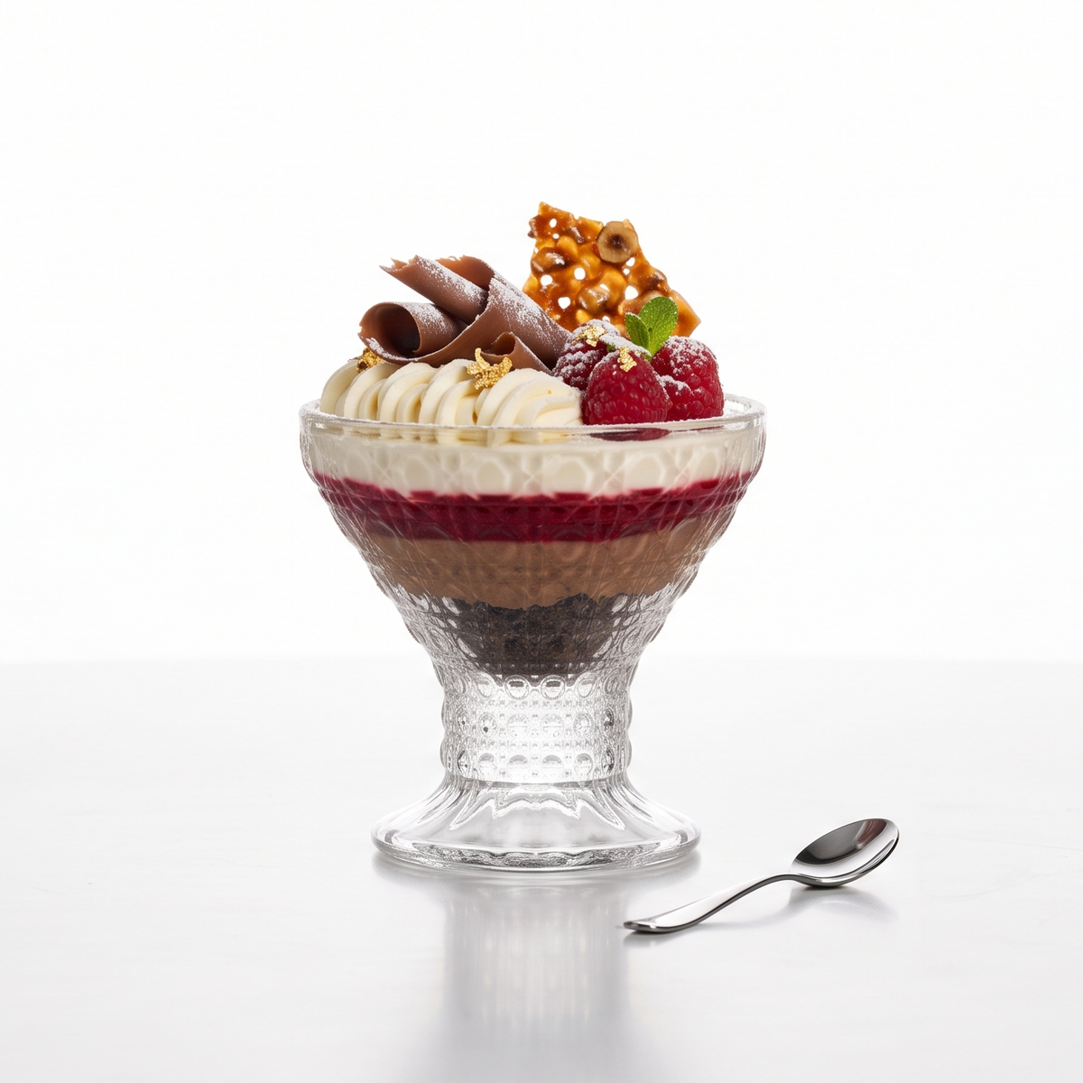 The Bijou Embossed Dessert Glass (Set of 6)