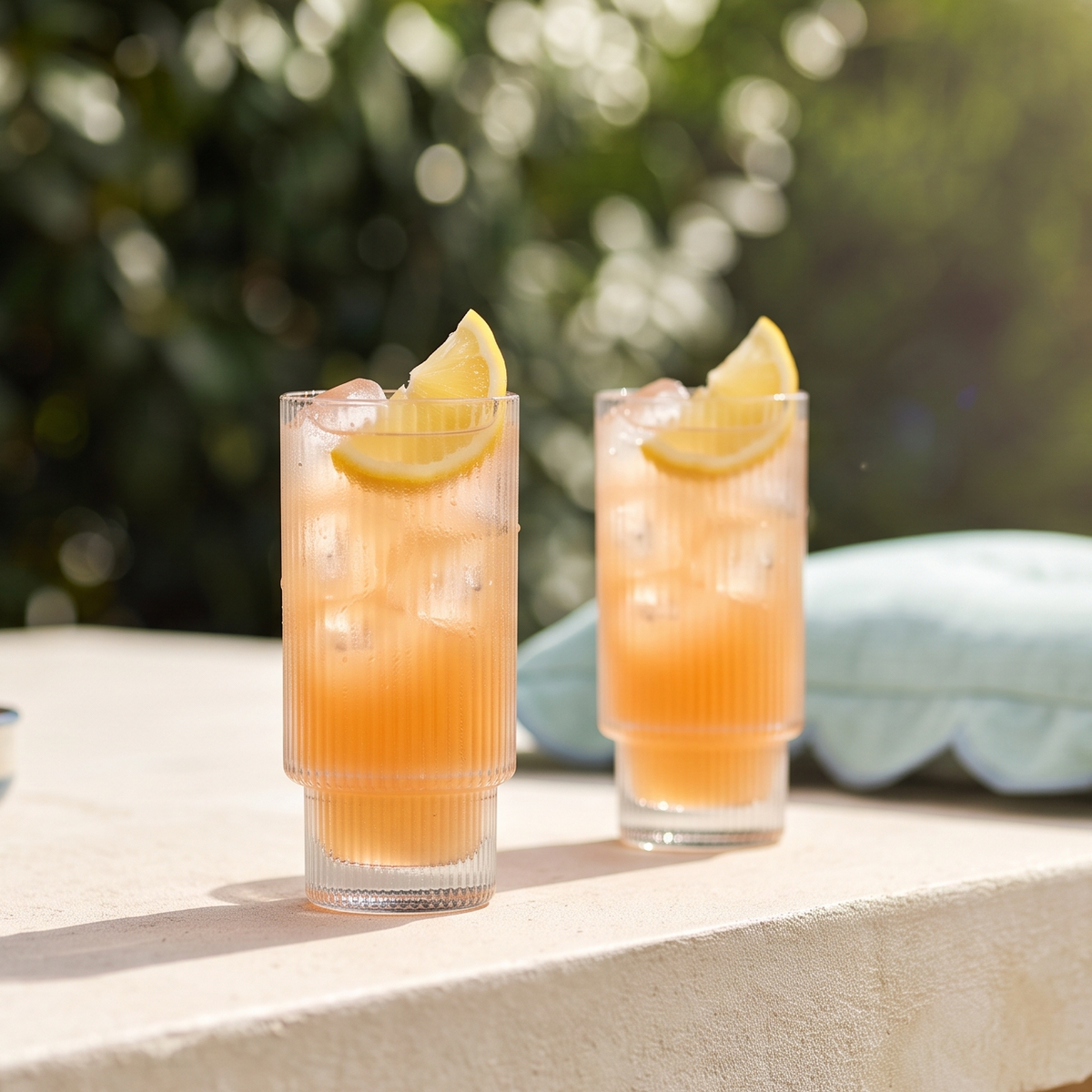 The Lido Ribbed Highball Glass (Set of 6)