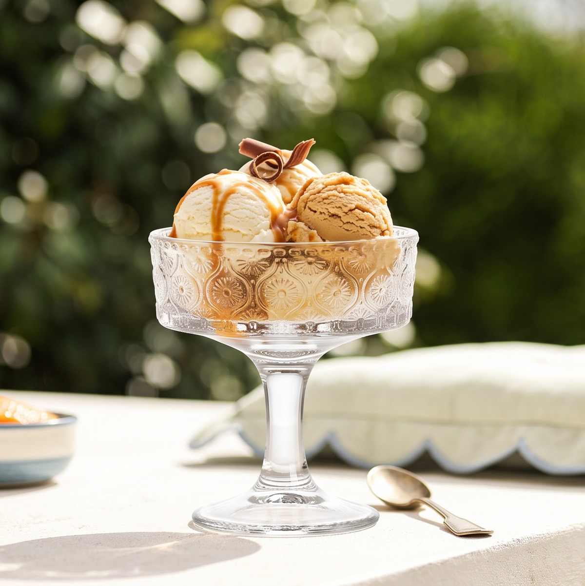 The Marrakech Embossed Dessert Glass (Set of 6)
