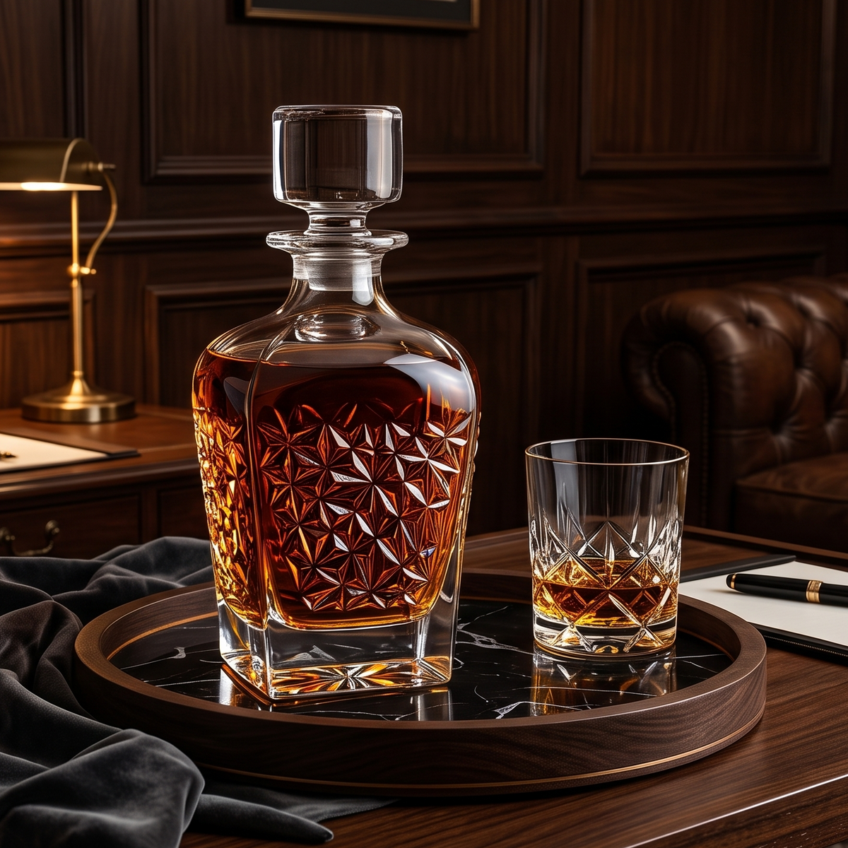 The Regent Crystal Decanter