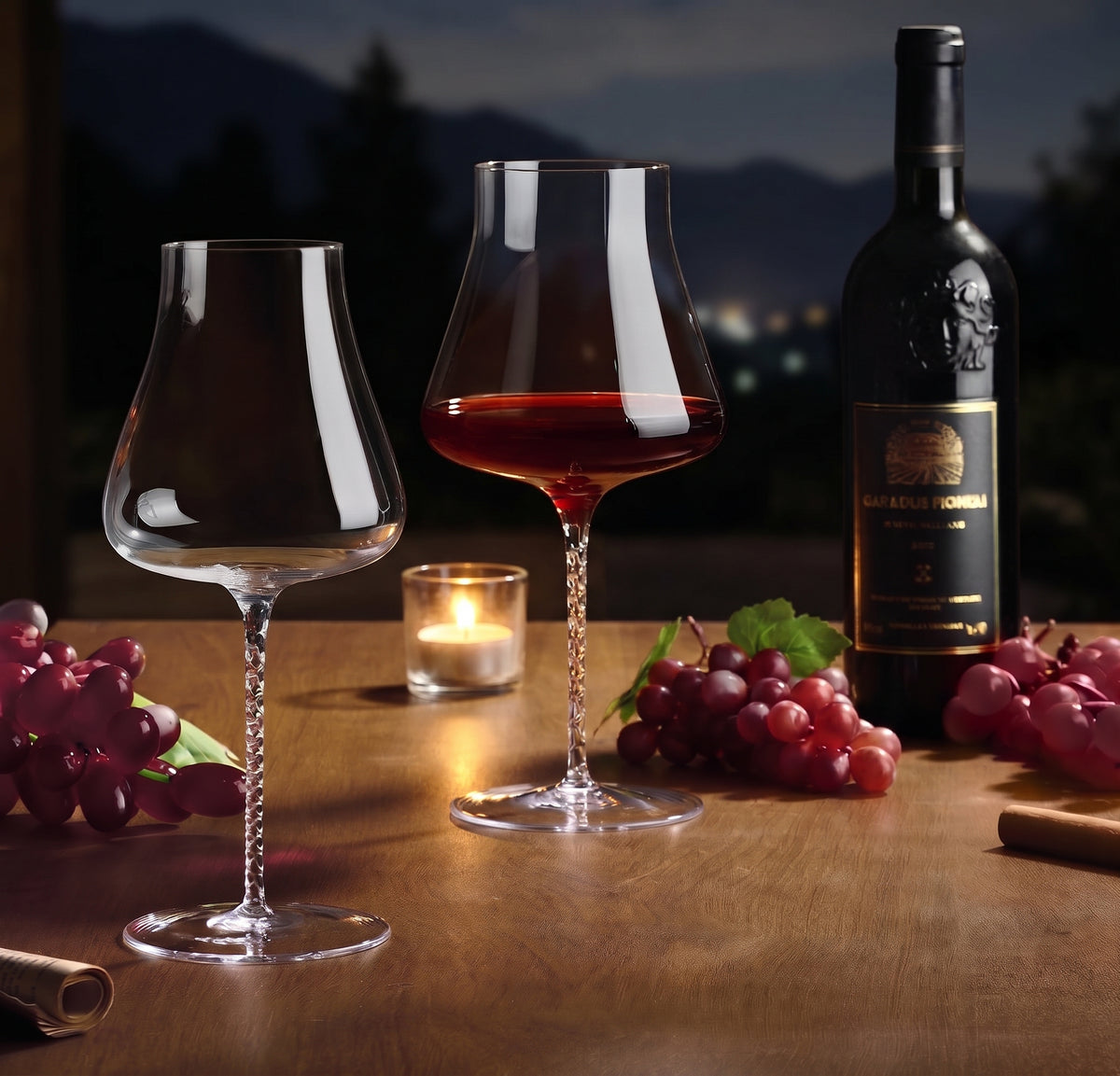 Torsade Crystal Wine Glass (Set of 2)