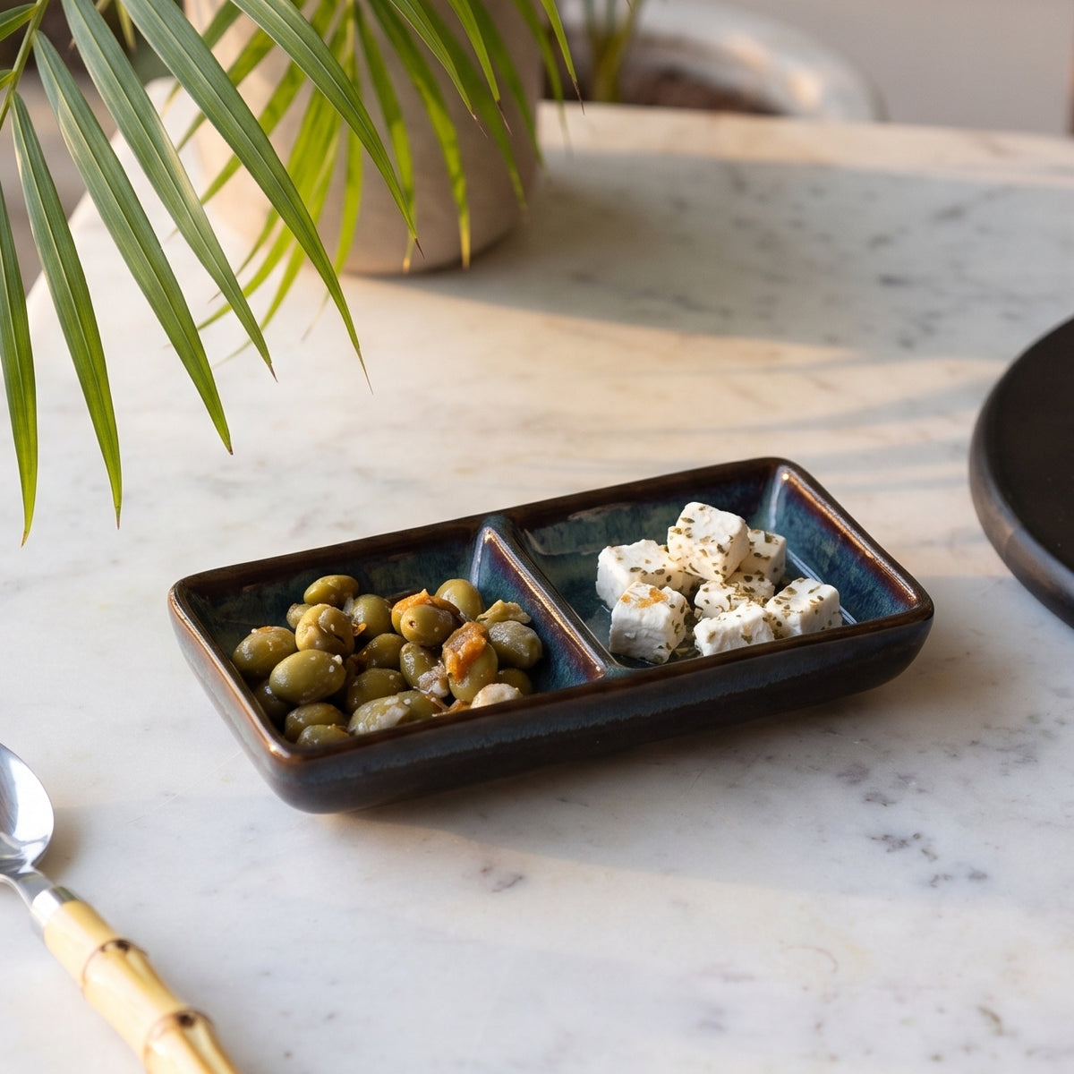 Twin Cove Ceramic Condiment Dish