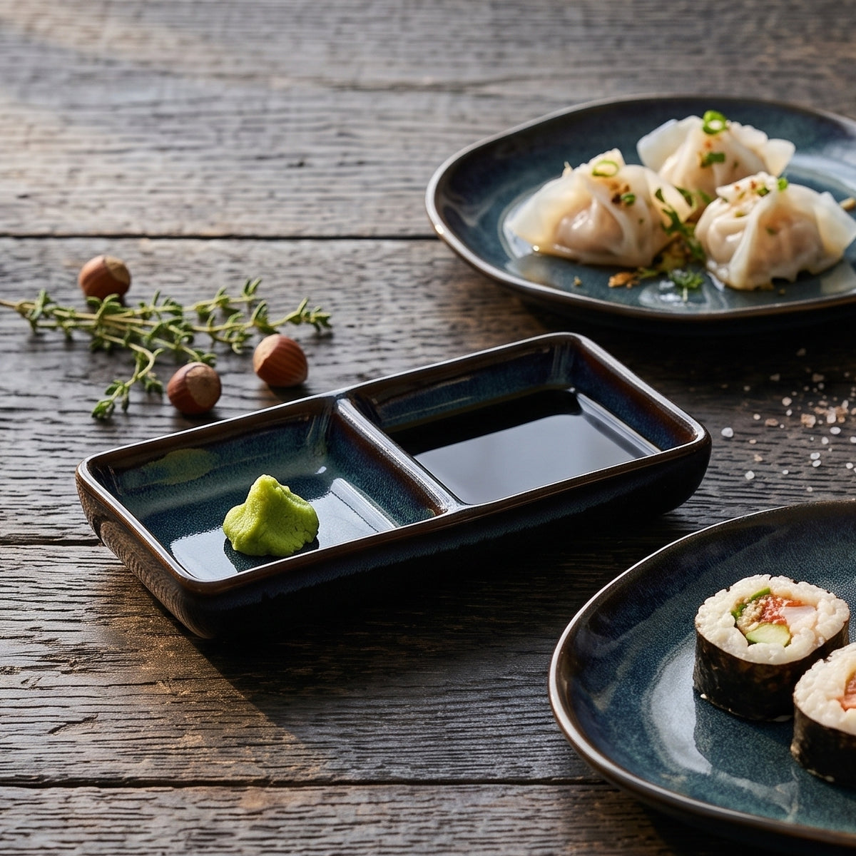 Twin Cove Ceramic Condiment Dish