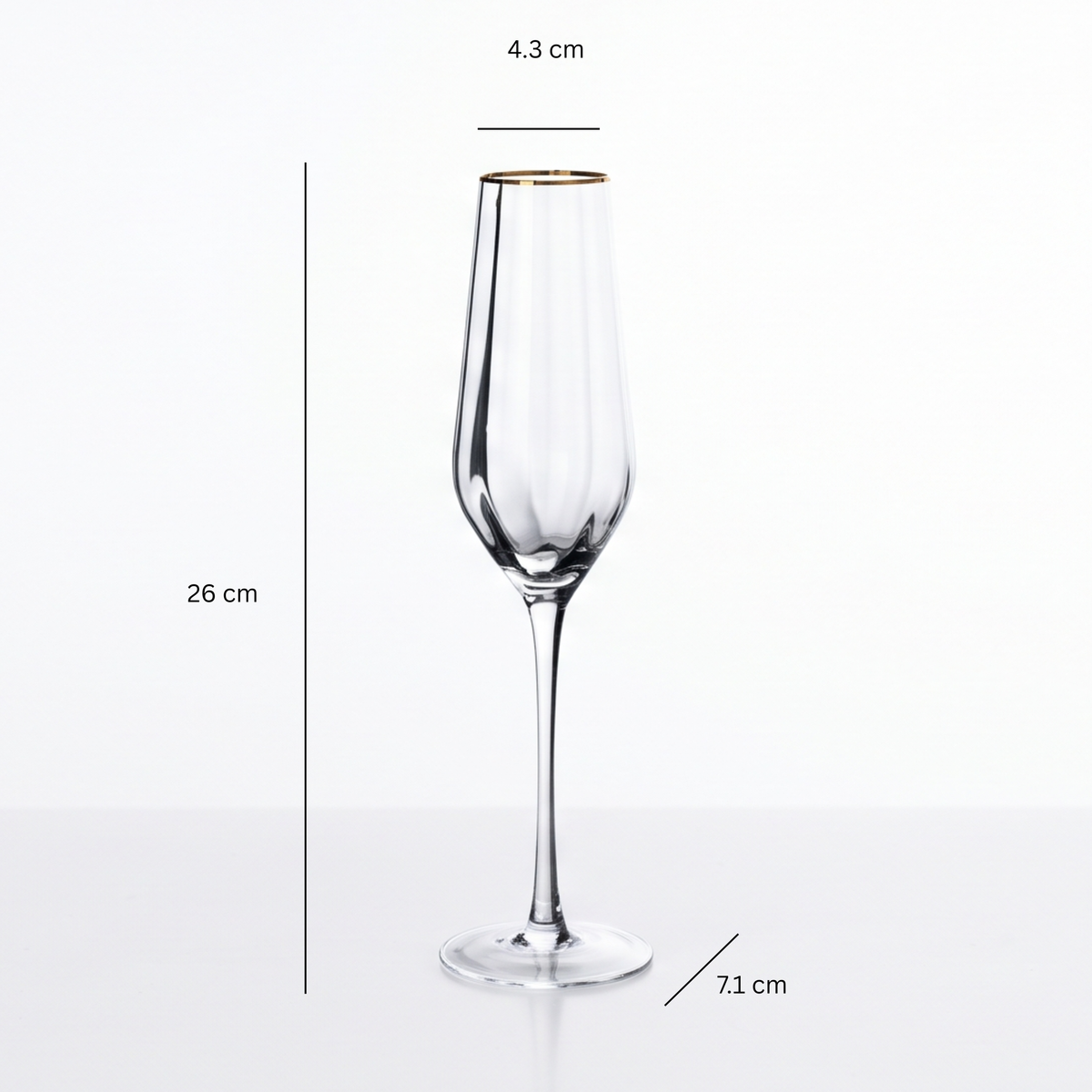 Doré Champagne Flute (Set of 6)