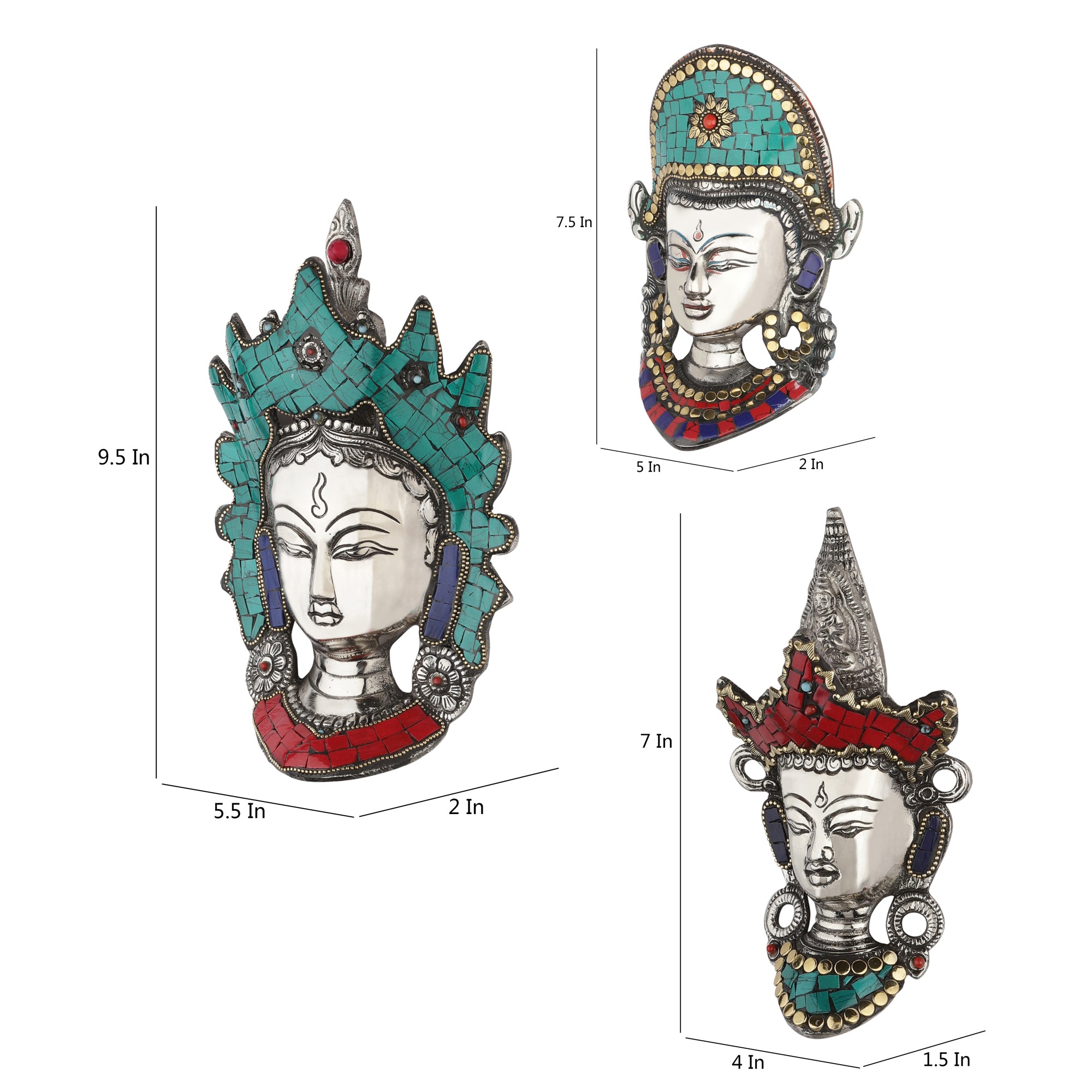 Tara Wall Mask - Stone Finish (Single)