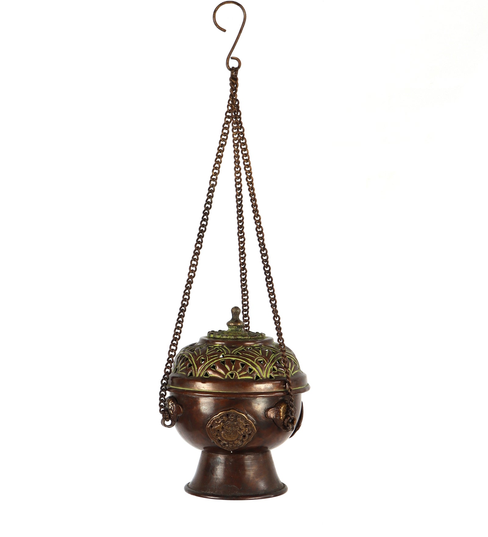 The Smokey Goblet (Green) - Incense Holder
