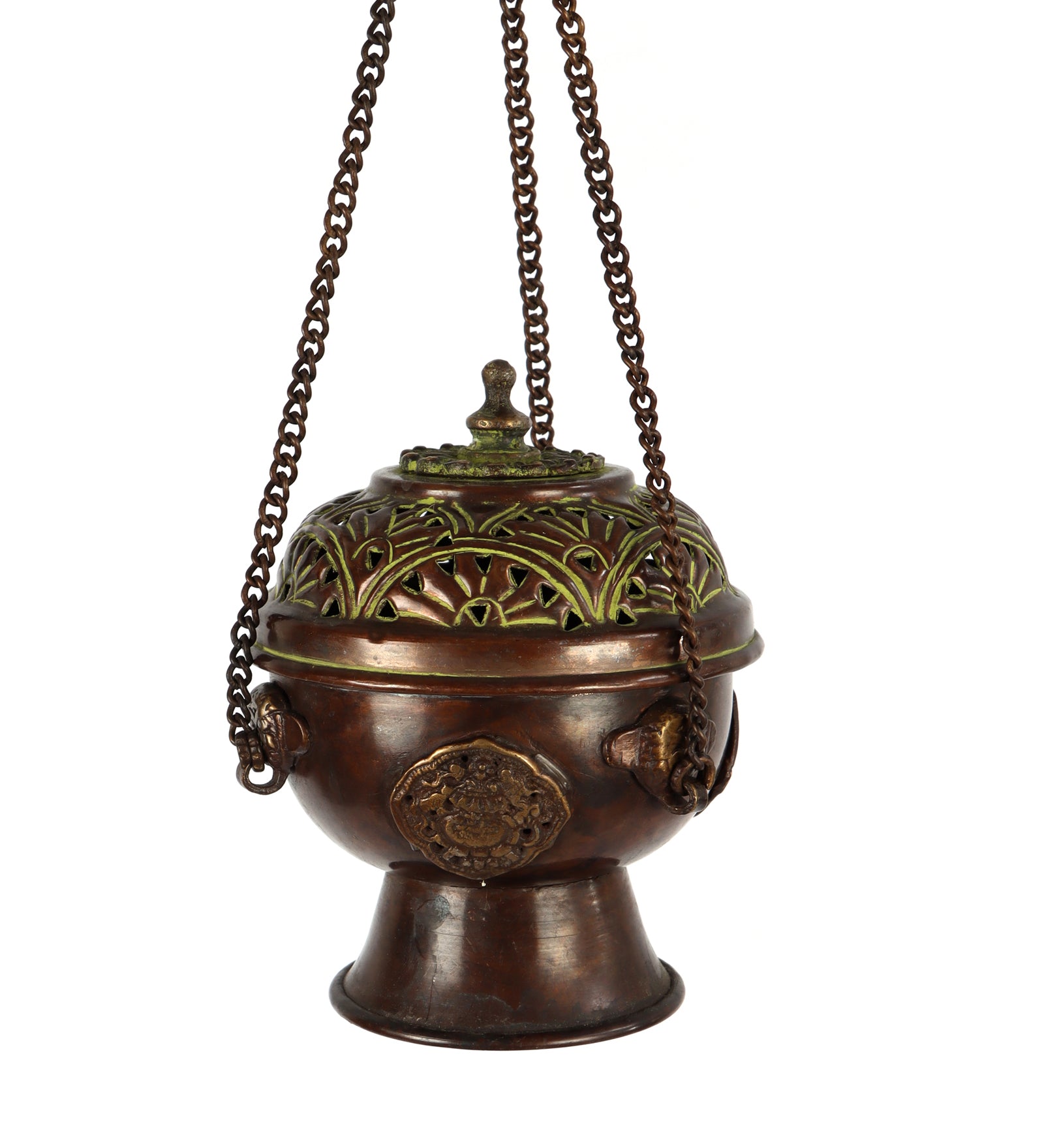 The Smokey Goblet (Green) - Incense Holder