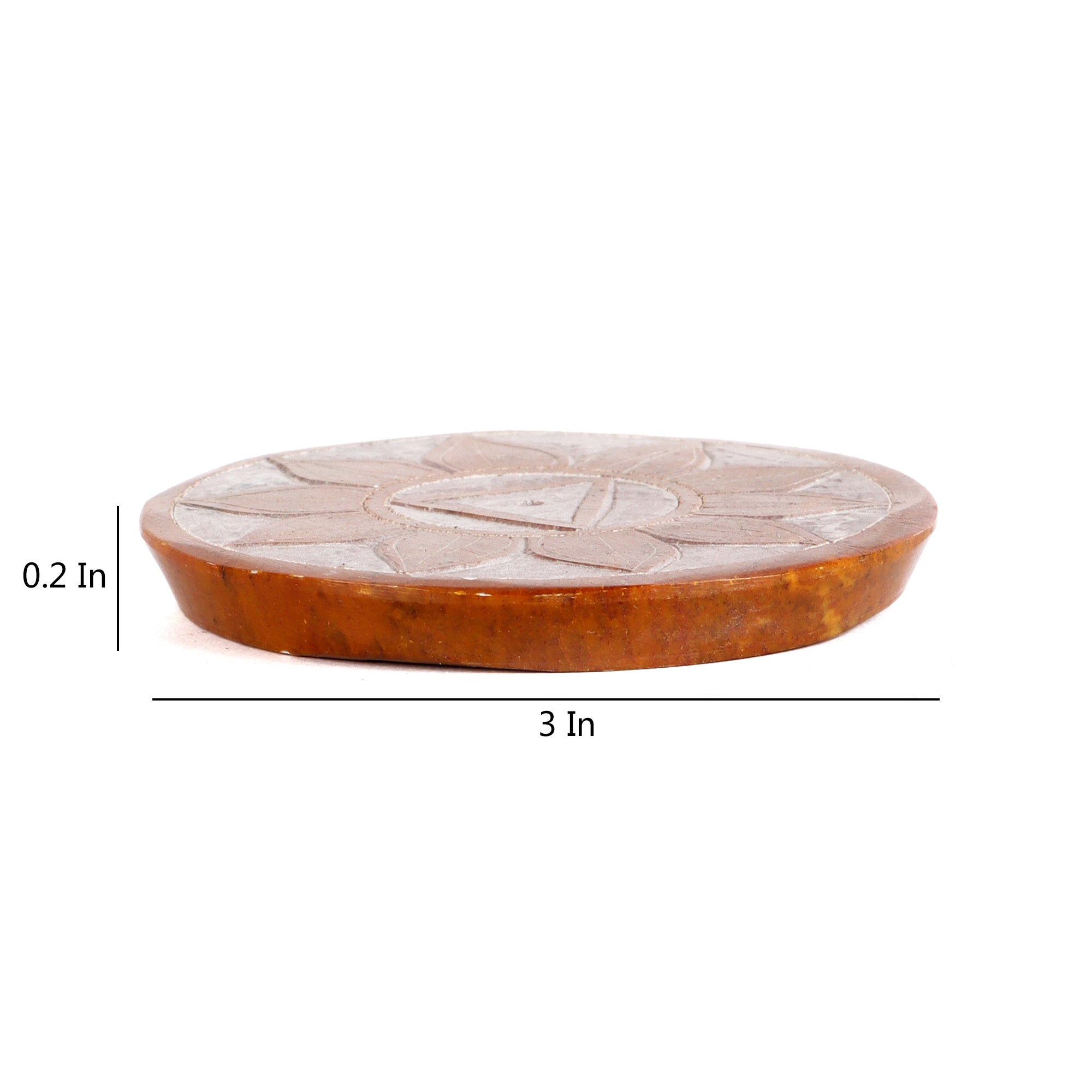 Seven Lucky Signs - Marble Incense Holder (Single)
