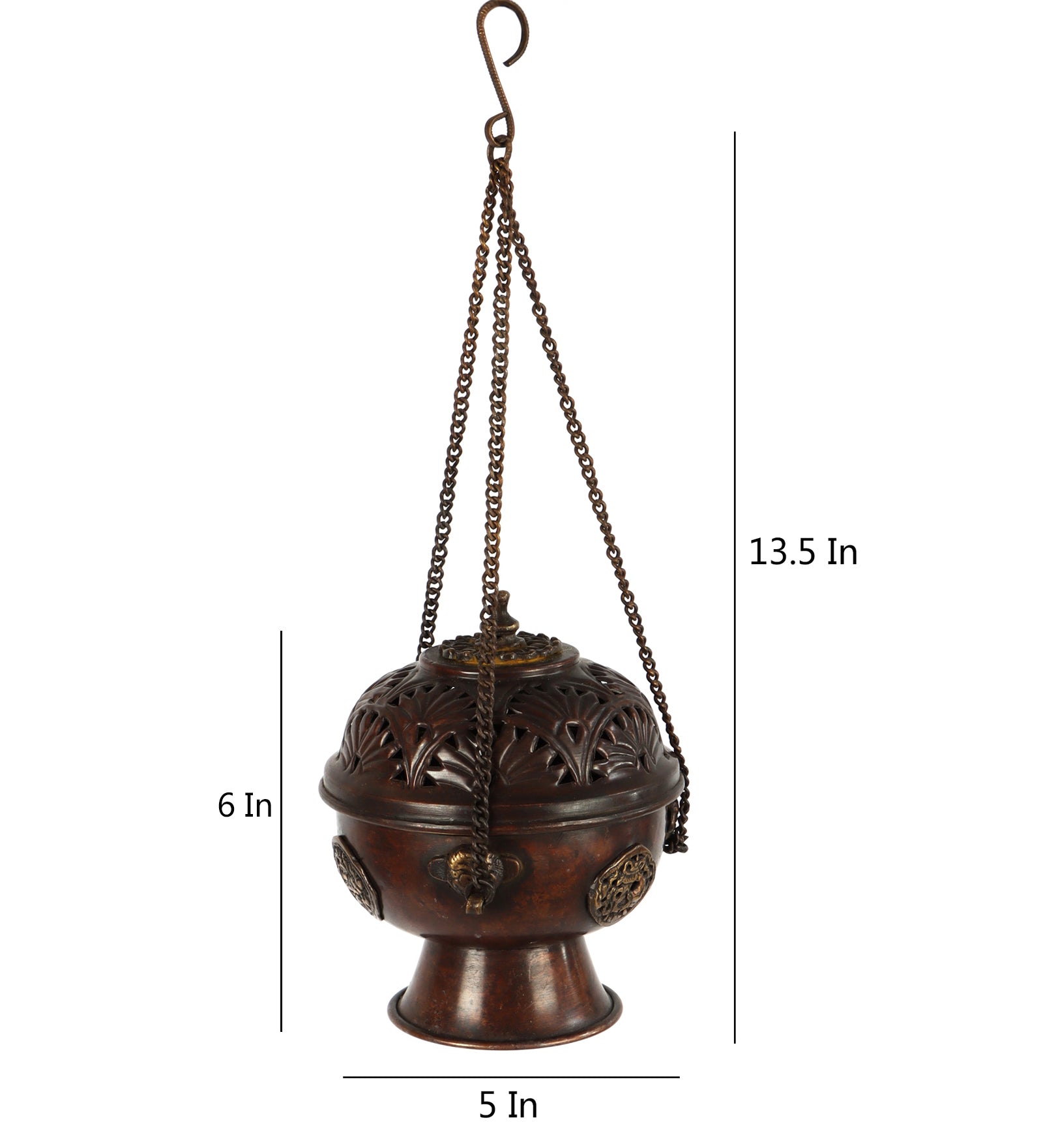 The Smokey Goblet (Brown) - Hanging Incense Holder