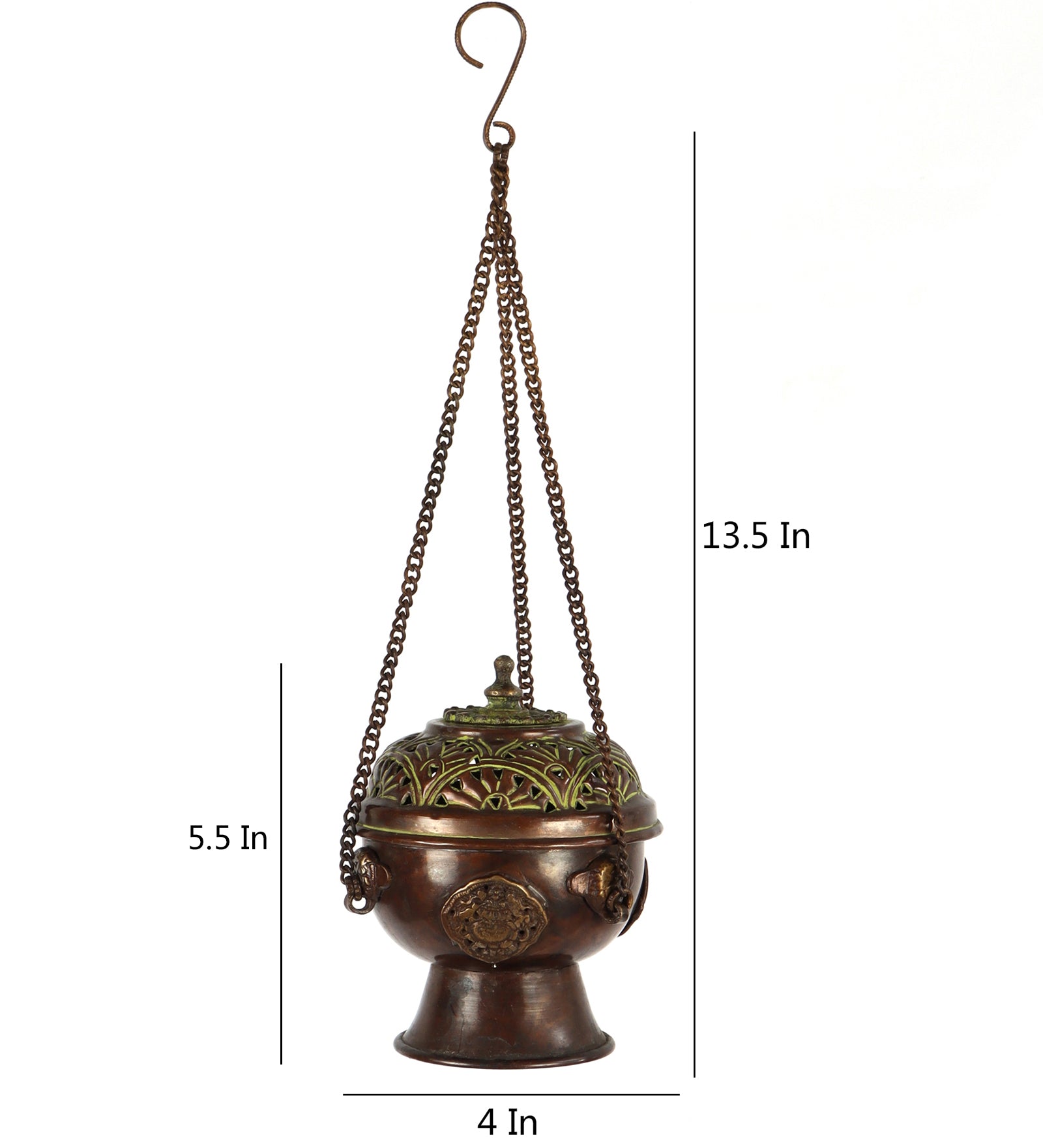 The Smokey Goblet (Green) - Incense Holder
