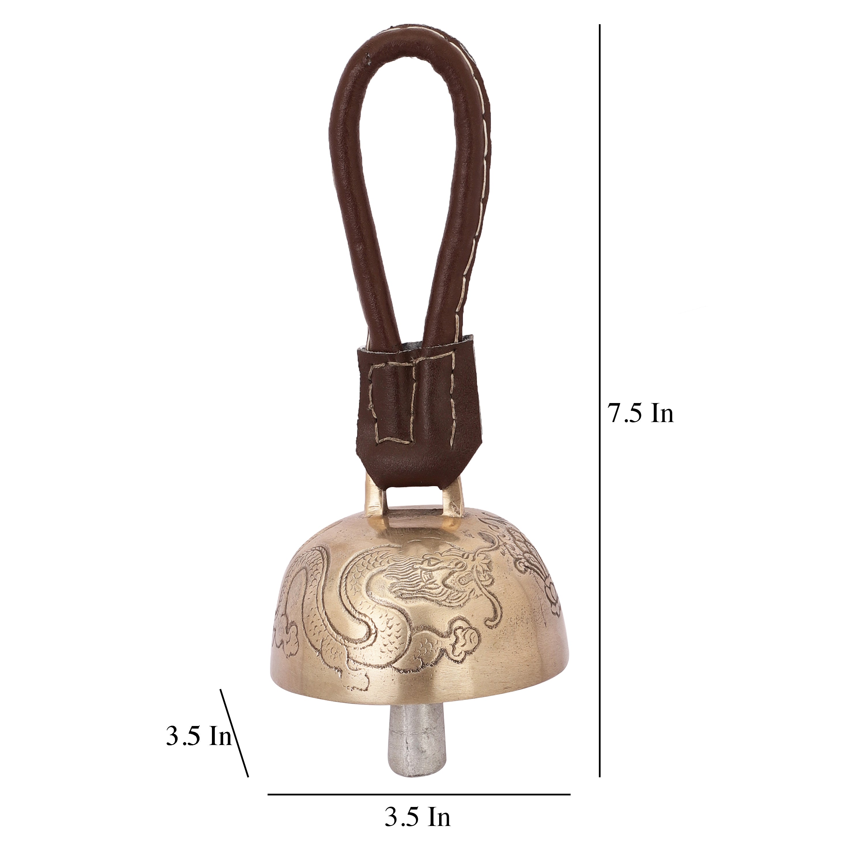 Dragon Motif Kansa Hanging Bell