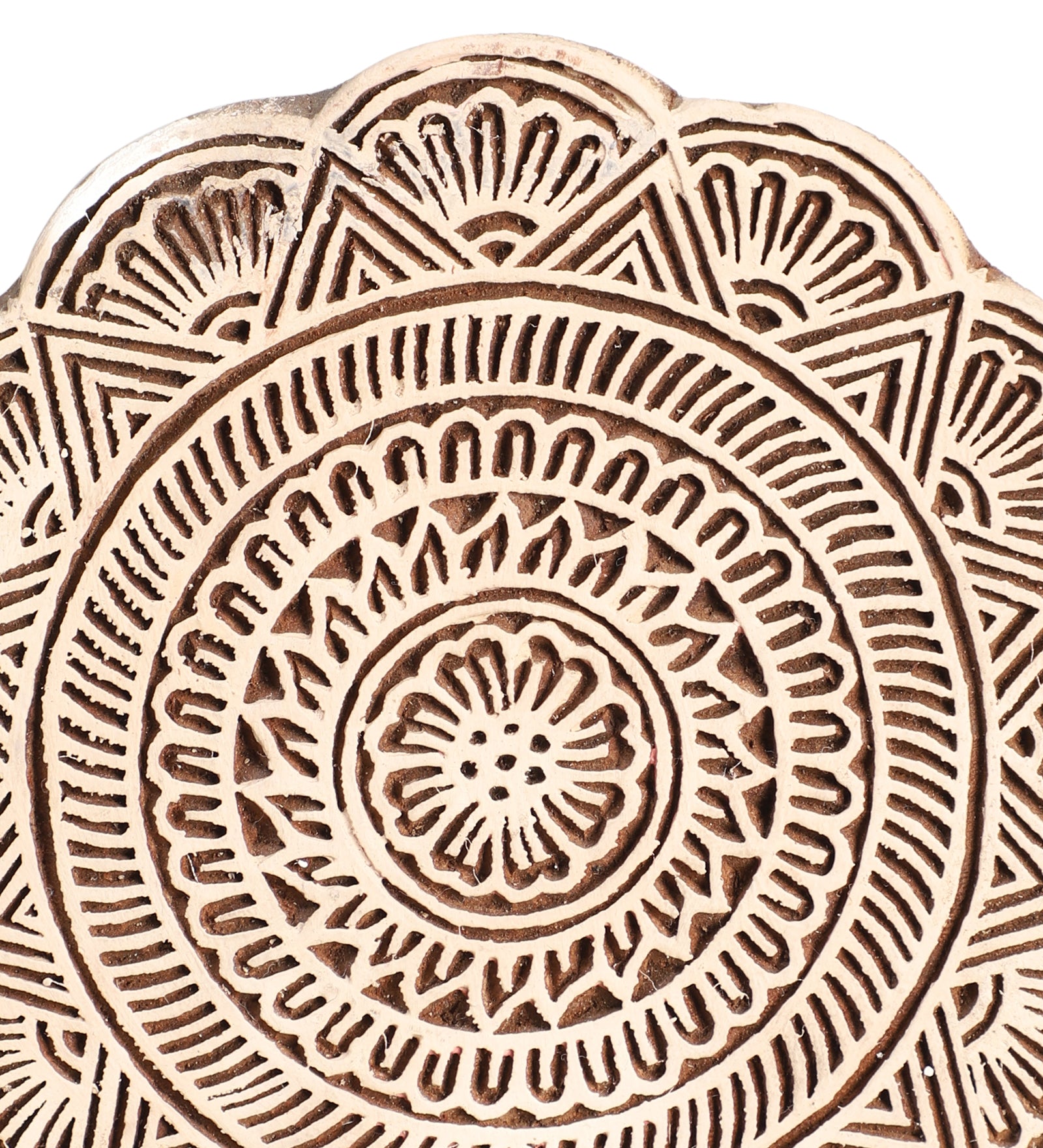 Ethnic Motifs - Handcarved Wood Wall Hanging (set of 6)