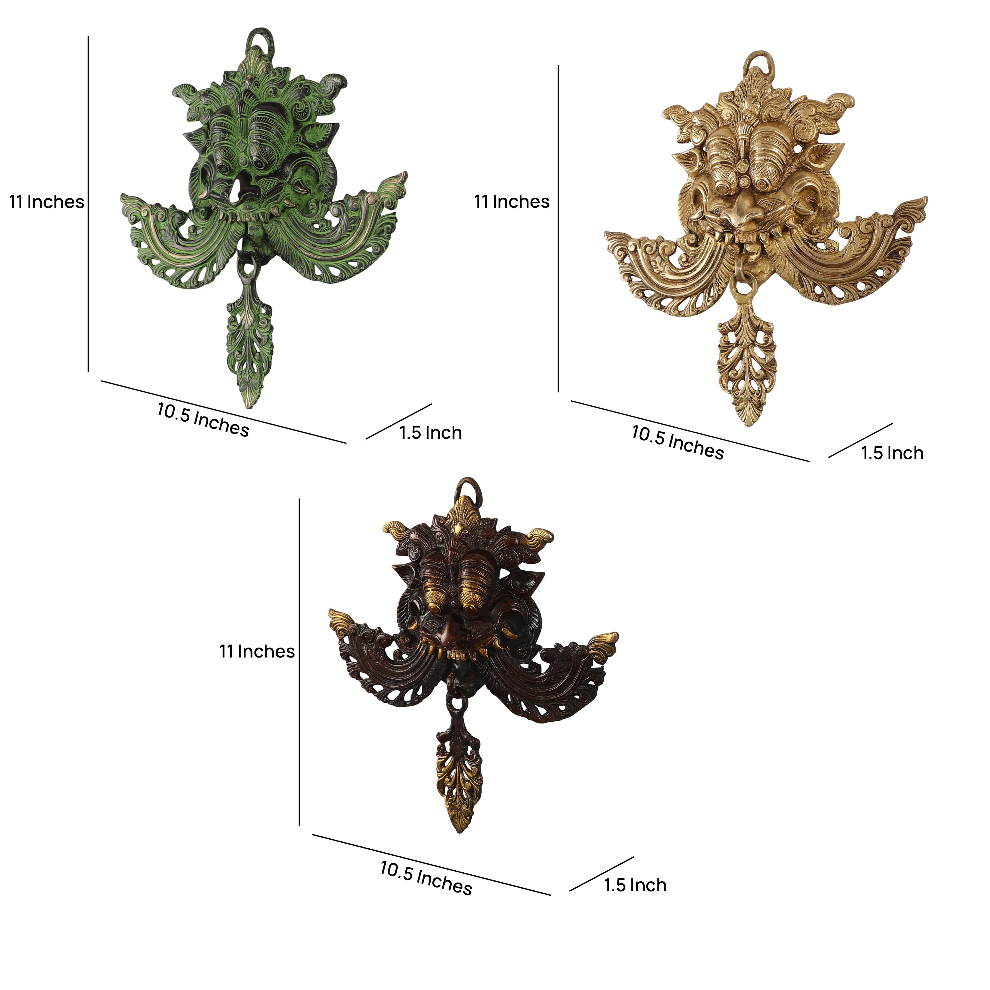 Garuda Metal Wall Hanging - Large (Single)